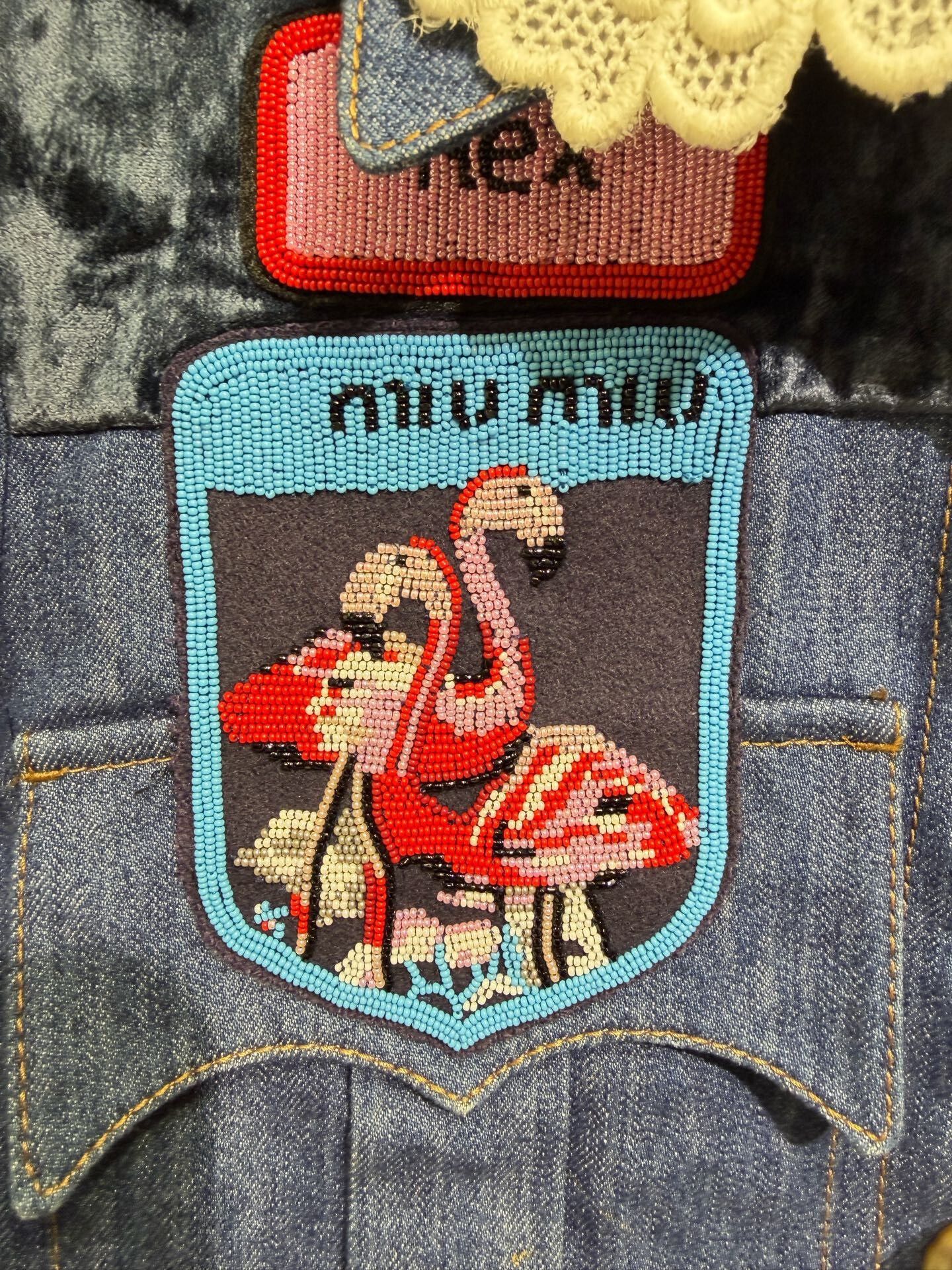 Miu Miu MiuMiu Lace Collar Denim Jacket Size S / US 4 / IT 40 - 5 Thumbnail