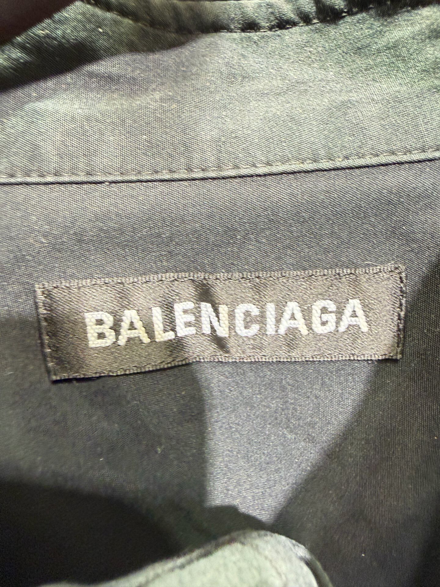 Balenciaga Balenciaga Black Long Sleeve Shirt Jacket Size US M / EU 48-50 / 2 - 6 Thumbnail