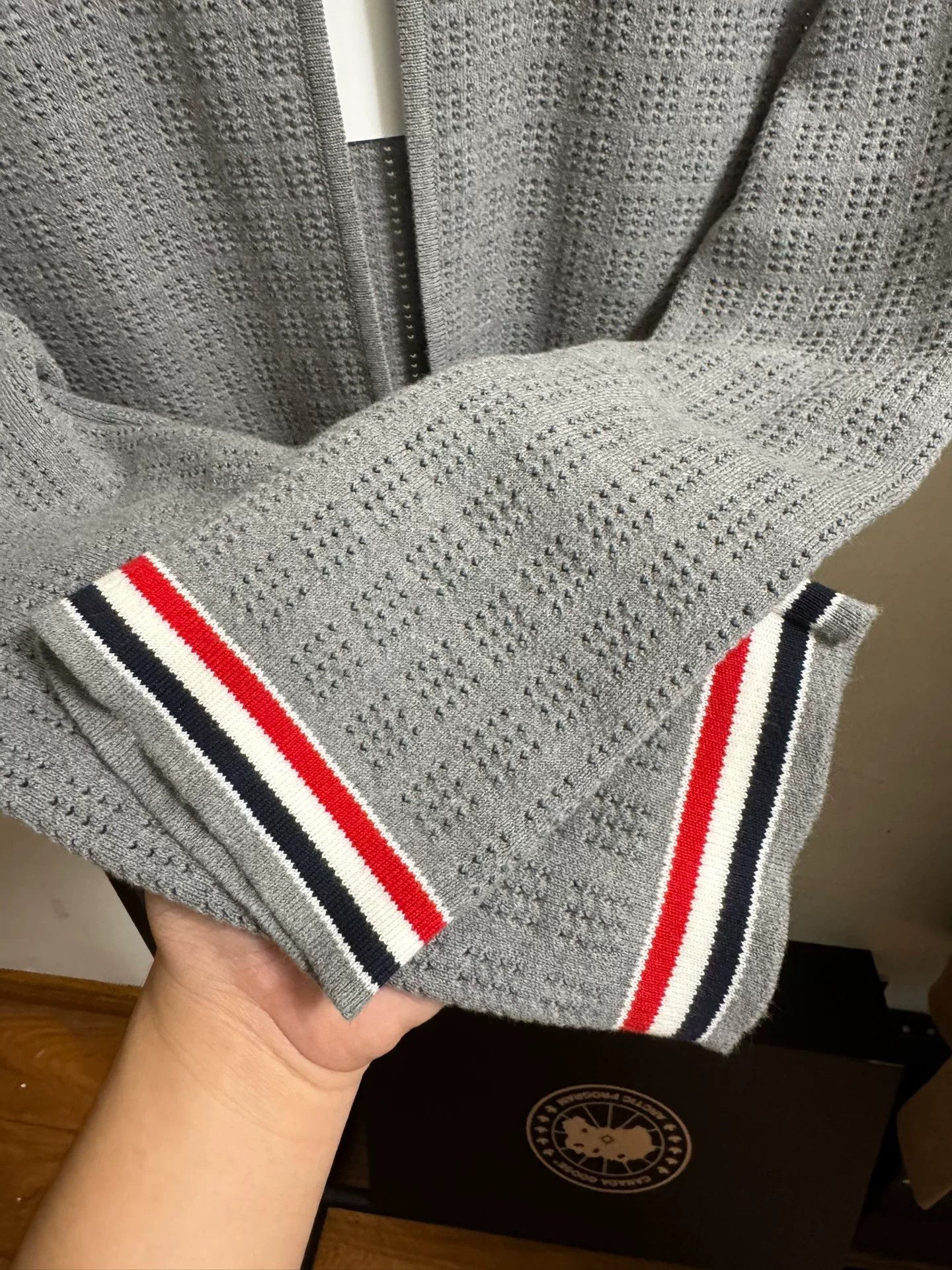 Thom Browne Thom Browne Gray Knit Cardigan Size 38 Size US S / EU 44-46 / 1 - 7 Thumbnail