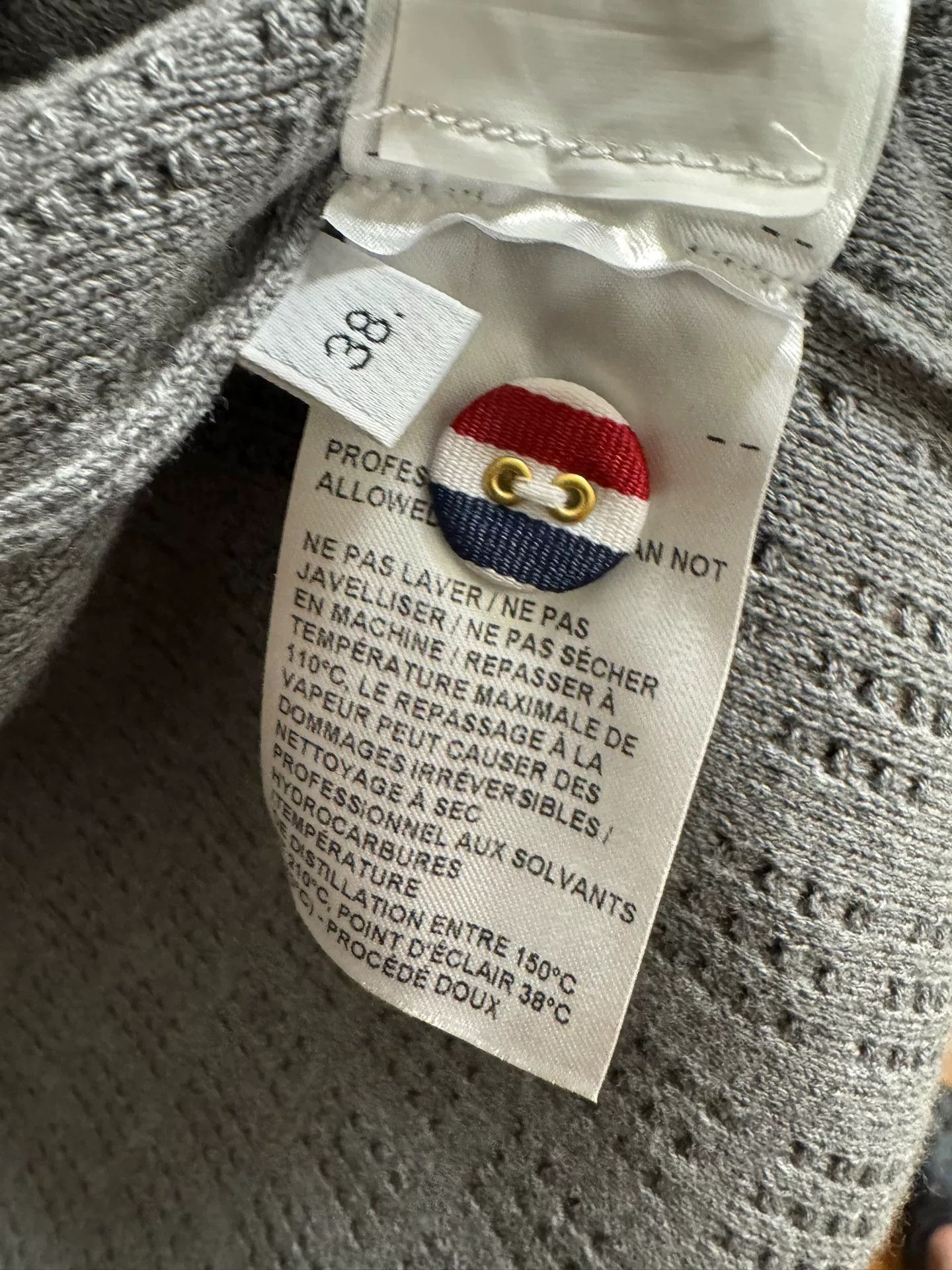 Thom Browne Thom Browne Gray Knit Cardigan Size 38 Size US S / EU 44-46 / 1 - 6 Thumbnail