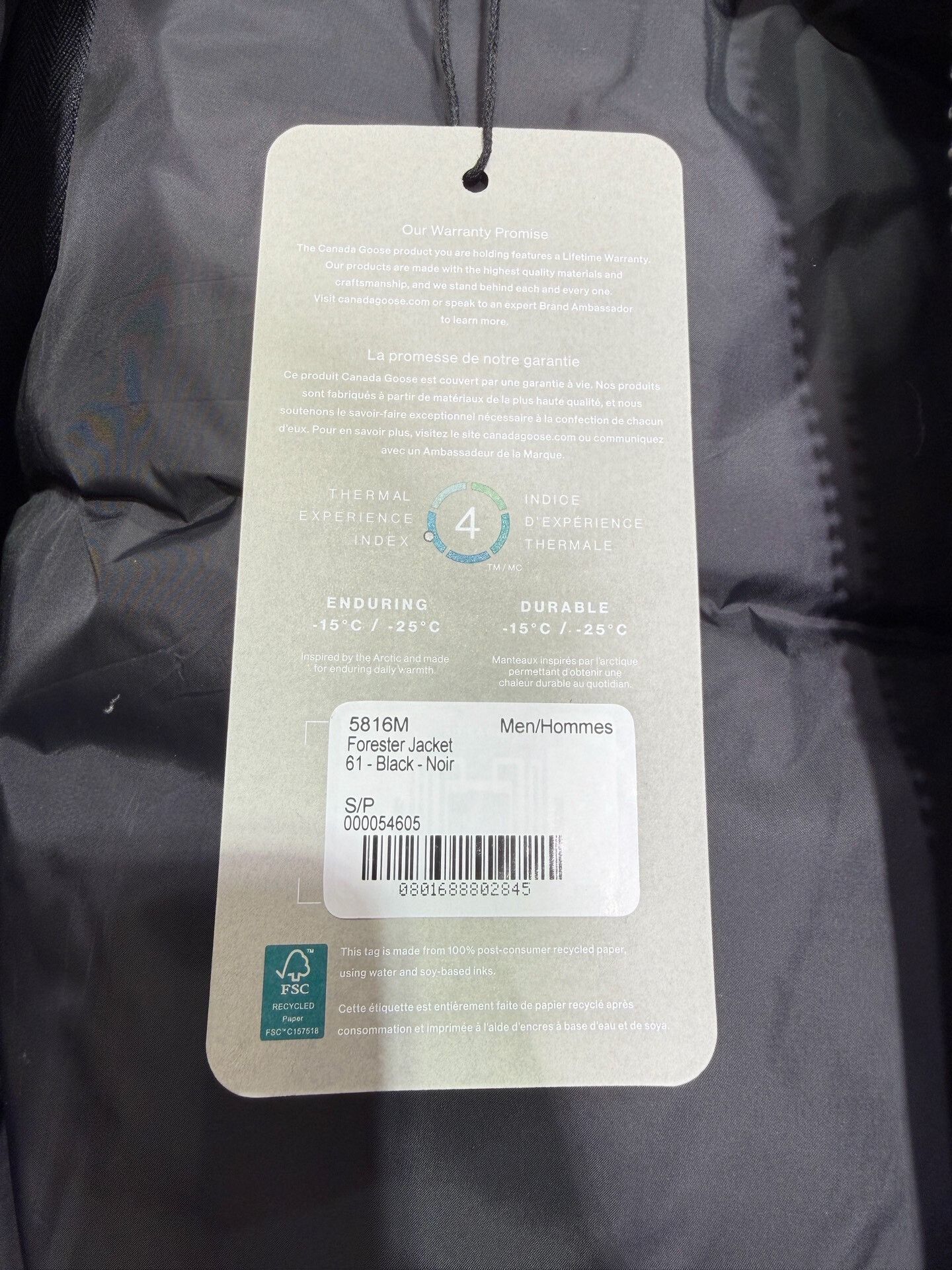 Canada Goose Canada Goose Forester Black Down Jacket Size US S / EU 44-46 / 1 - 8 Thumbnail