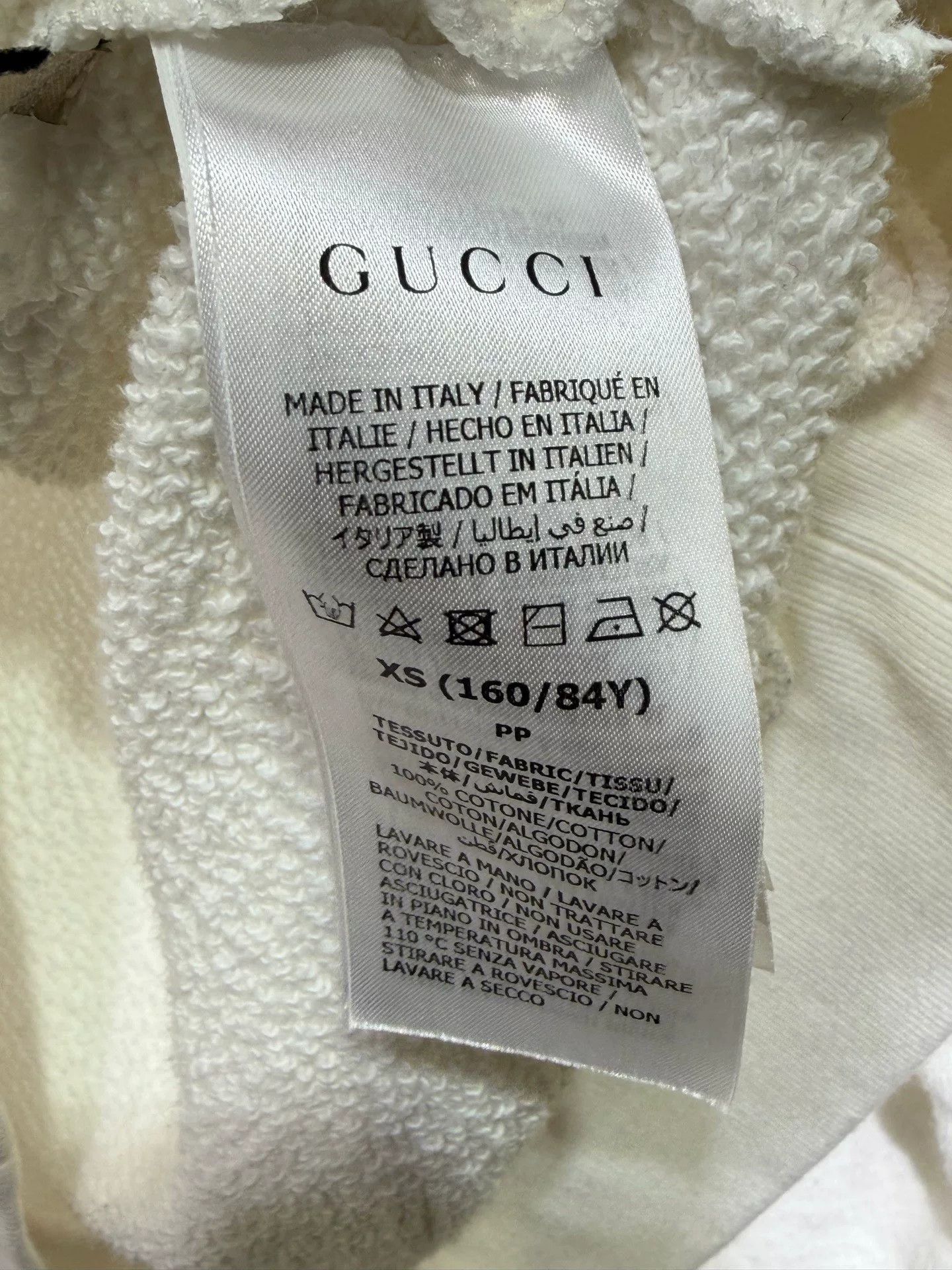 Gucci Gucci Tiger Print Hoodie in Beige Size XS / US 0-2 / IT 36-38 - 7 Thumbnail