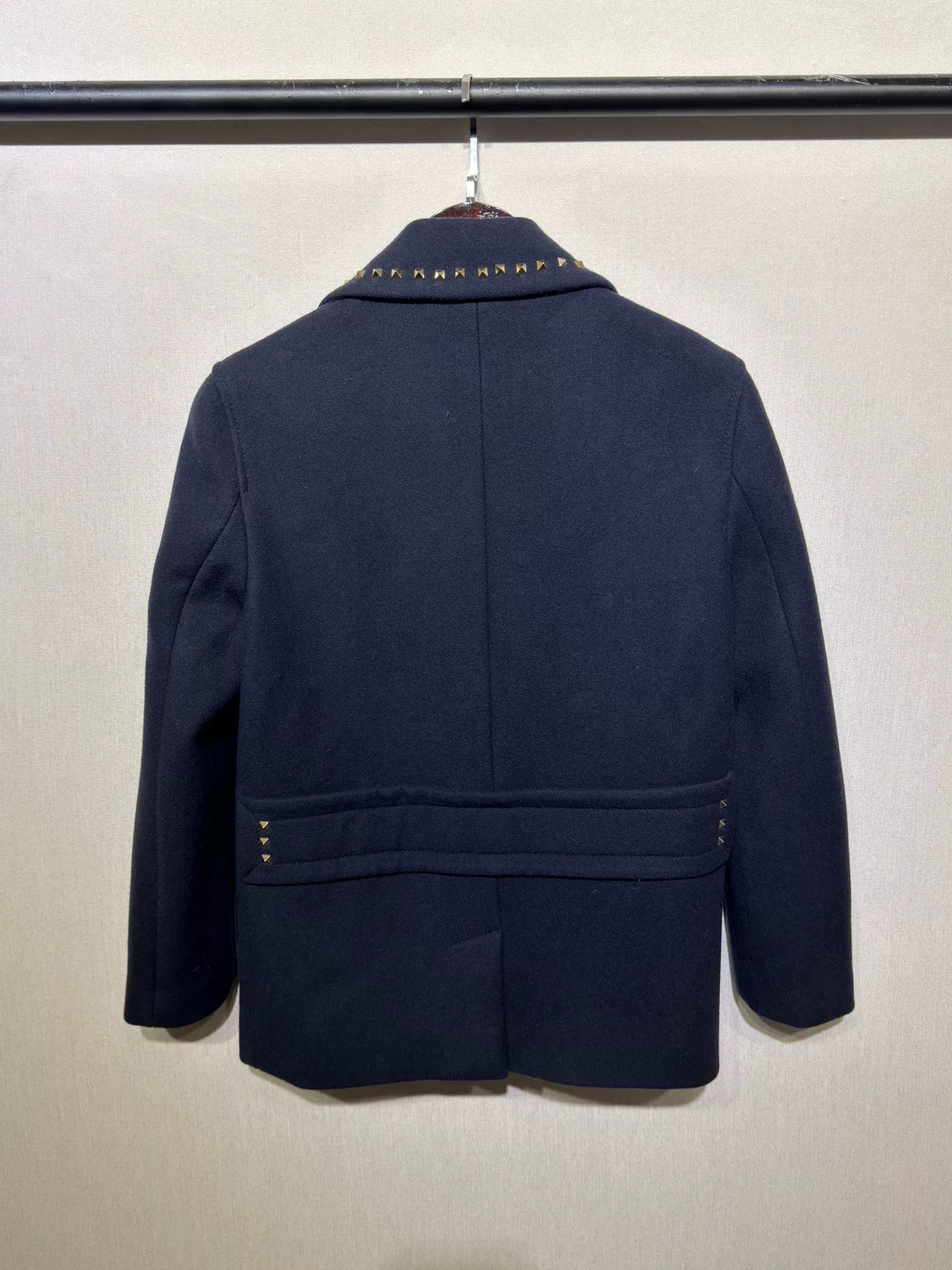 Valentino Valentino Men's Studded Wool Coat Size US XS / EU 42 / 0 - 2 Thumbnail
