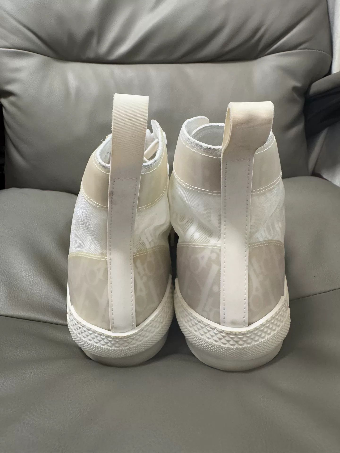 Dior Dior Transparent High-Top Sneakers Size 42 Size US 9 / EU 42 - 4 Thumbnail