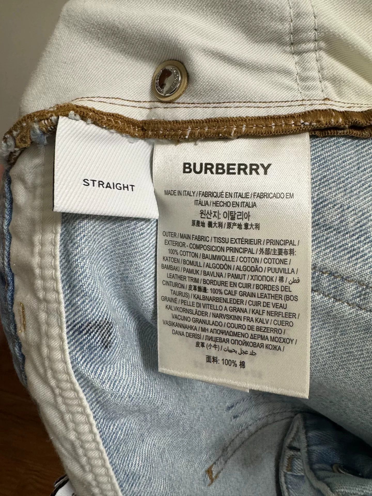 Burberry Burberry Women's Blue Denim Jeans Size 24 Size 24" / US 00 / IT 34 - 5 Thumbnail