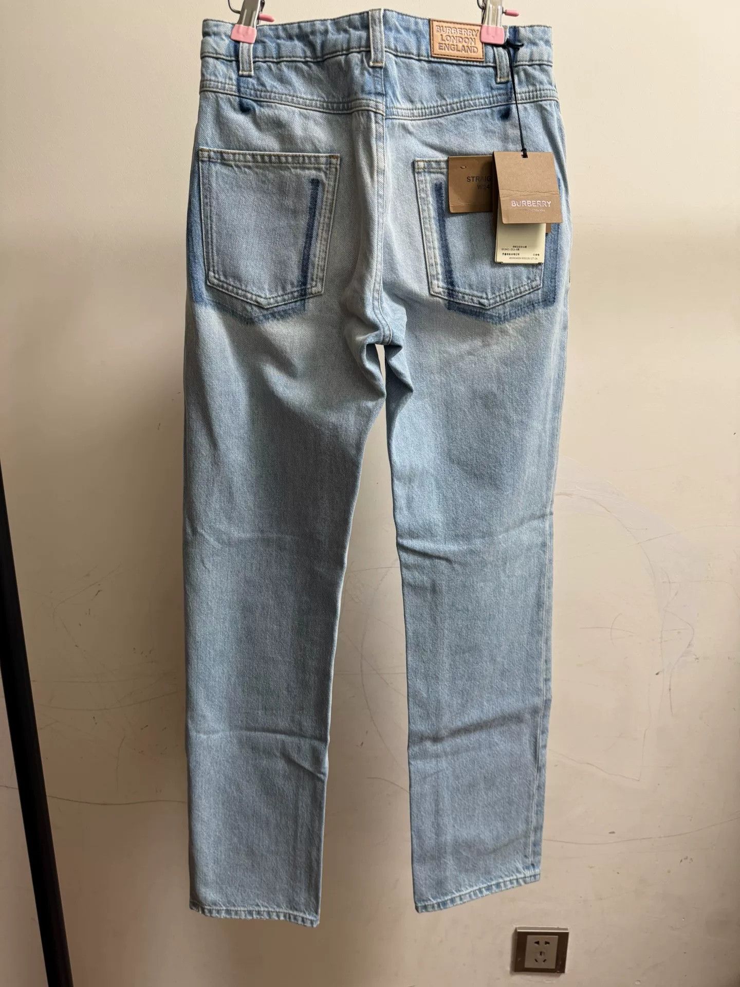Burberry Burberry Women's Blue Denim Jeans Size 24 Size 24" / US 00 / IT 34 - 2 Thumbnail