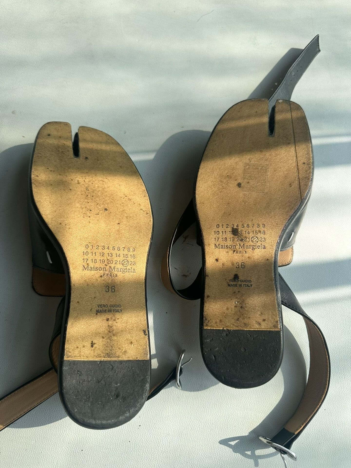 Maison Margiela Maison Margiela Split Toe Leather Shoes Size US 5 / IT 35 - 3 Thumbnail