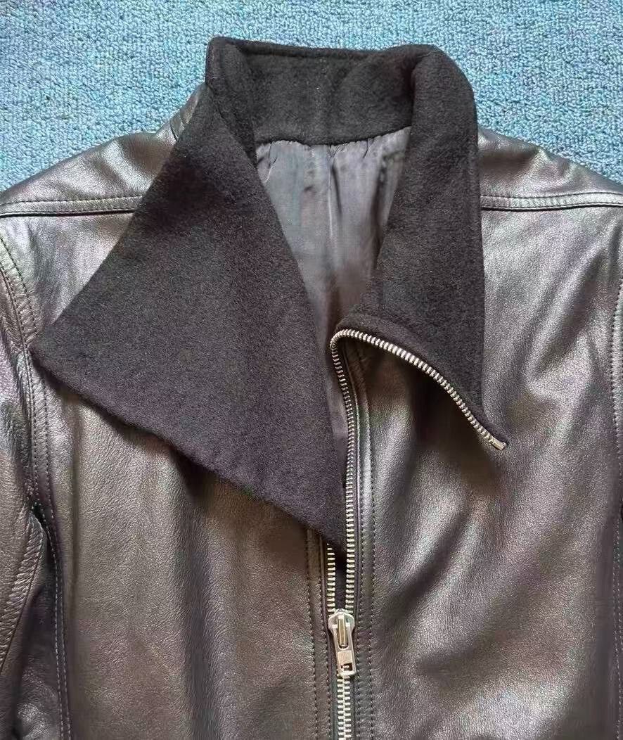 Rick Owens Rick Owens Leather and Fur Jacket Size US M / EU 48-50 / 2 - 4 Thumbnail