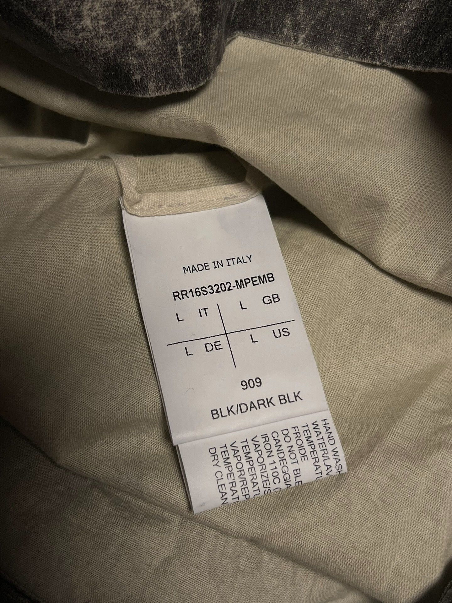 Rick Owens Rick Owens 16SS Eye Embroidery T-Shirt Size US L / EU 52-54 / 3 - 5 Thumbnail