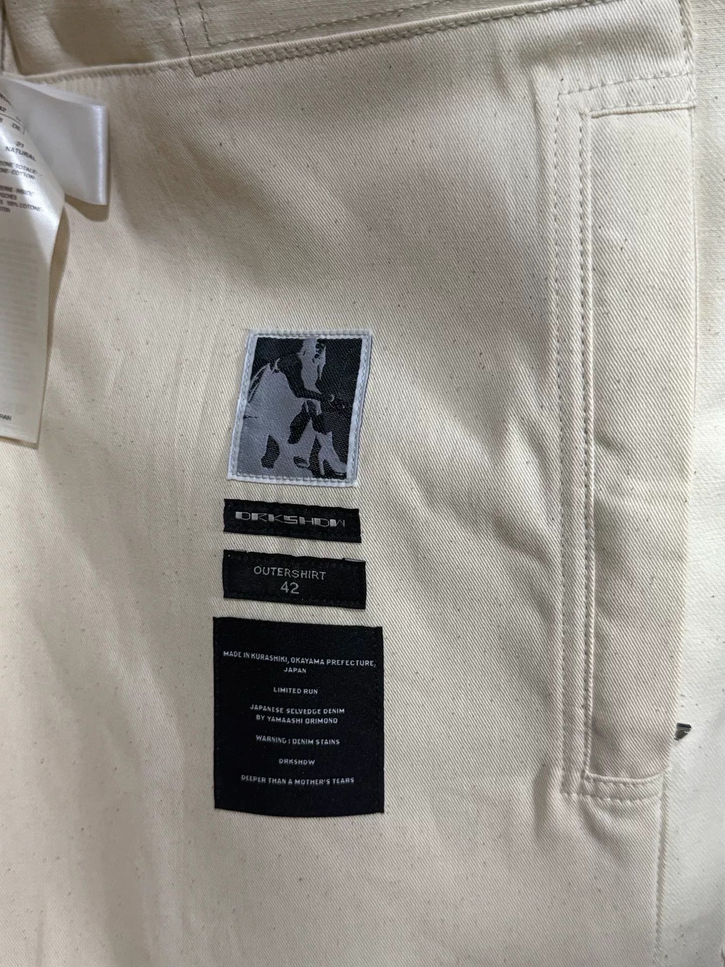 Rick Owens Rick Owens Japanese Denim Shirt Size 42 Size US XS / EU 42 / 0 - 5 Thumbnail