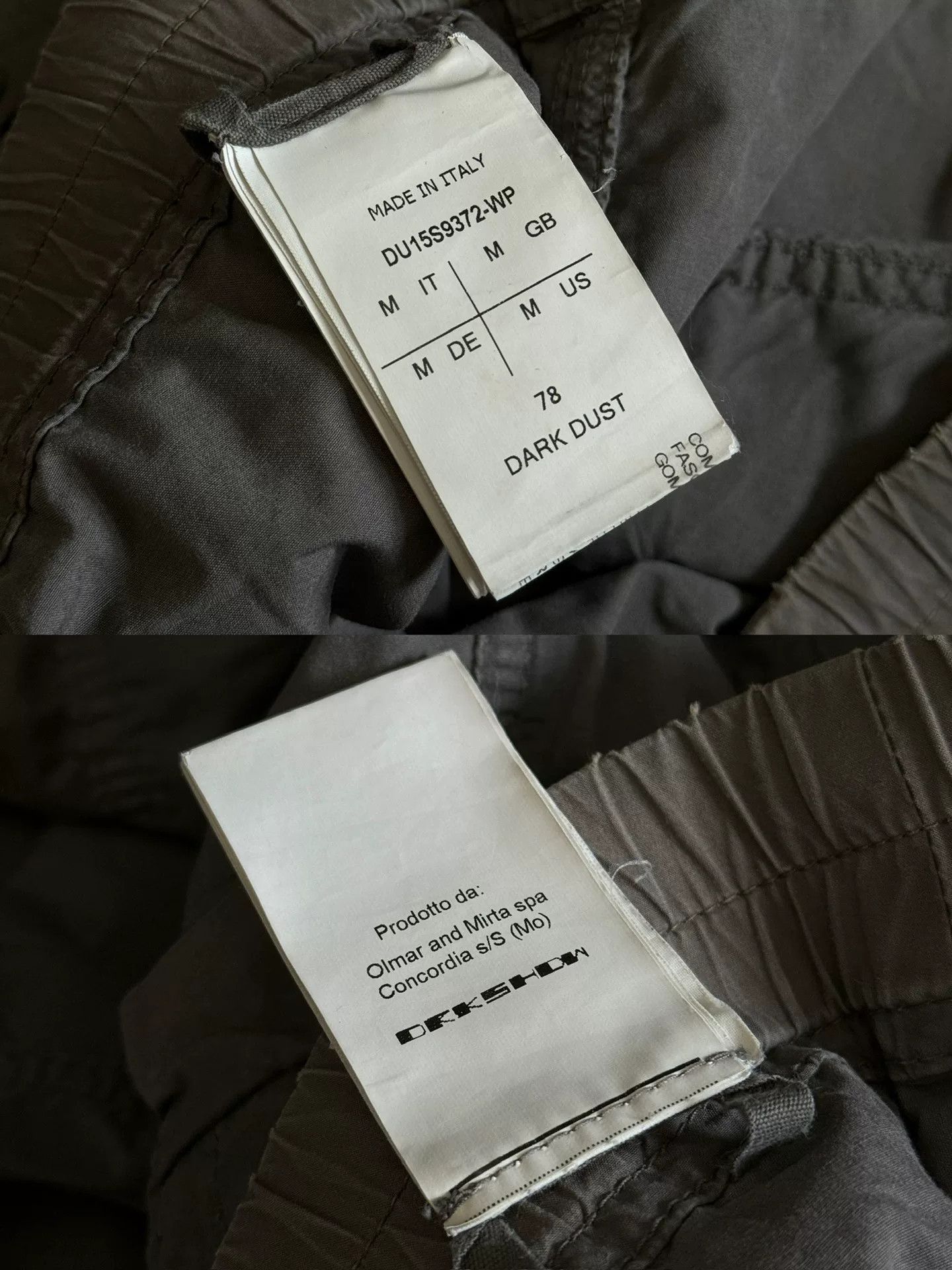 Rick Owens Rick Owens Gray Cargo Drop-Crotch Pants Size US 28 / EU 44 - 9 Thumbnail