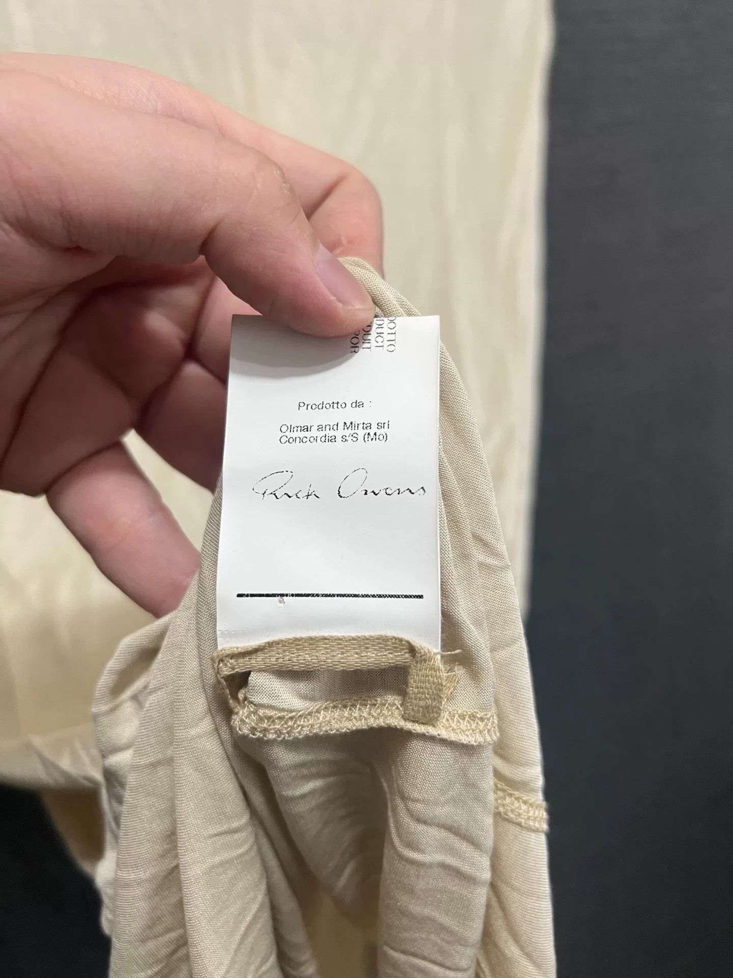 Rick Owens Rick Owens Vanilla Silk Tank Top Size US XS / EU 42 / 0 - 6 Thumbnail