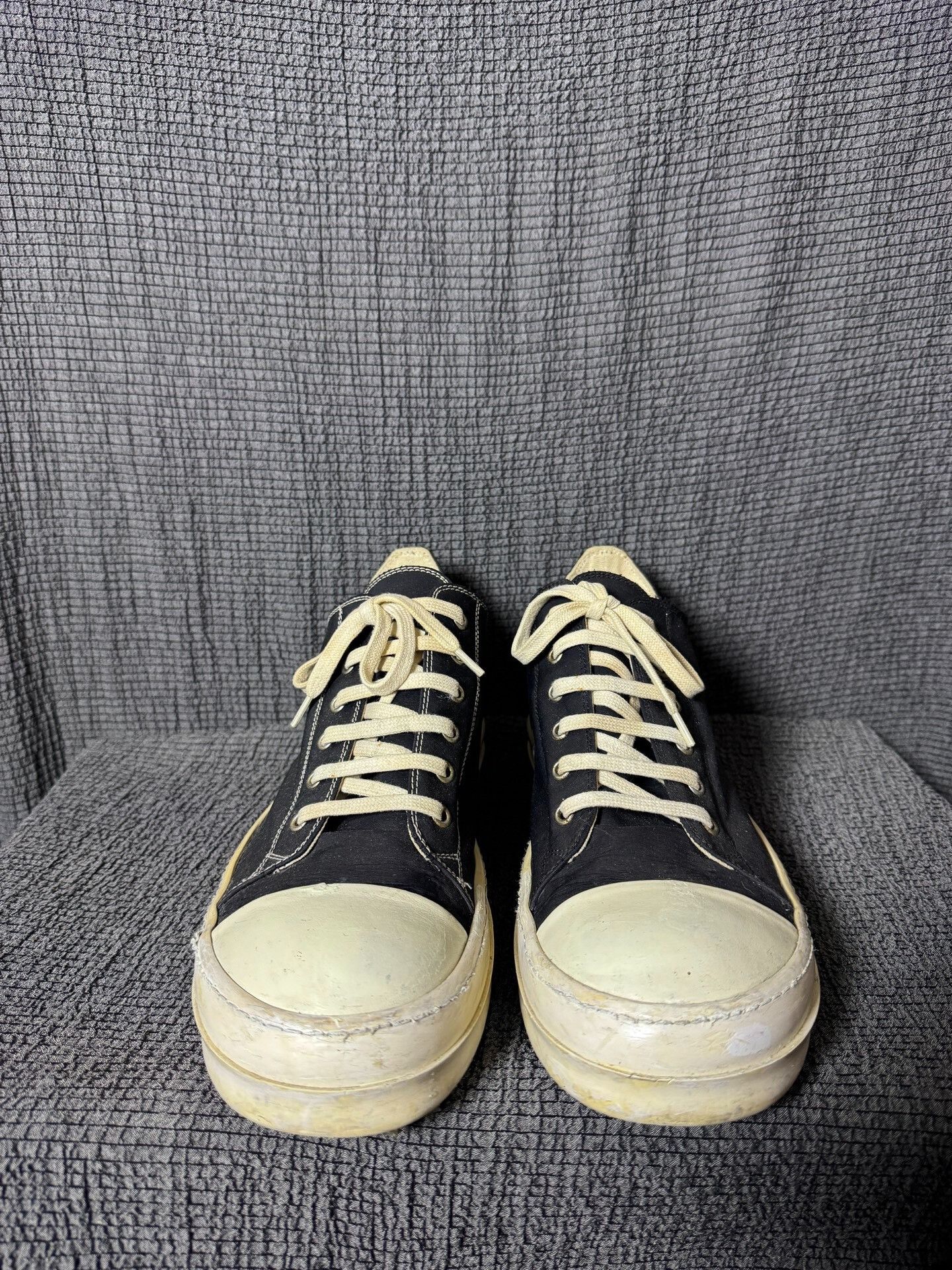Rick Owens Rick Owens Low-Top Black and White Sneakers Size US 10 / EU 43 - 5 Thumbnail