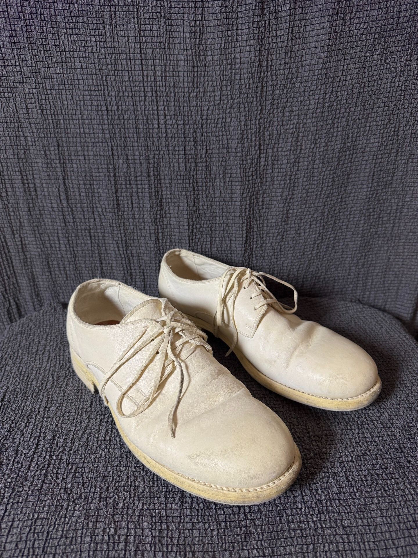 Guidi Guidi 792 Bone White Derby Shoes Size US 10 / EU 43 - 2 Thumbnail