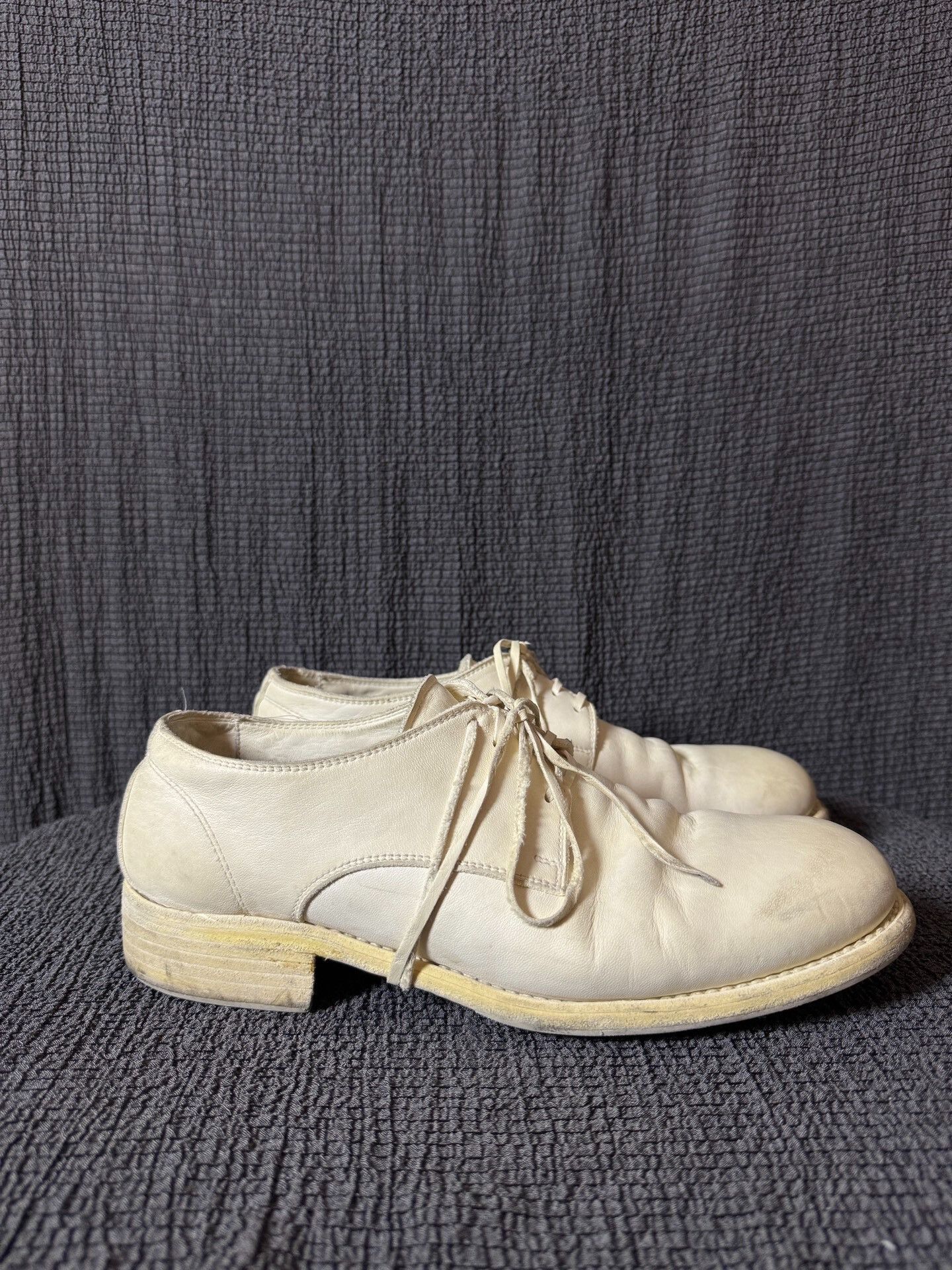 Guidi Guidi 792 Bone White Derby Shoes Size US 10 / EU 43 - 5 Thumbnail