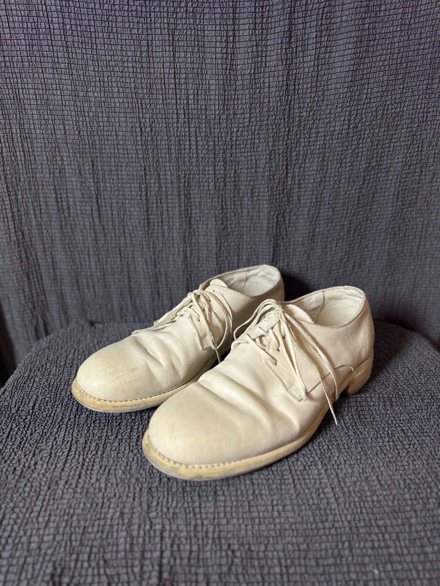 Guidi Guidi 792 Bone White Derby Shoes Size US 10 / EU 43 - 3 Thumbnail