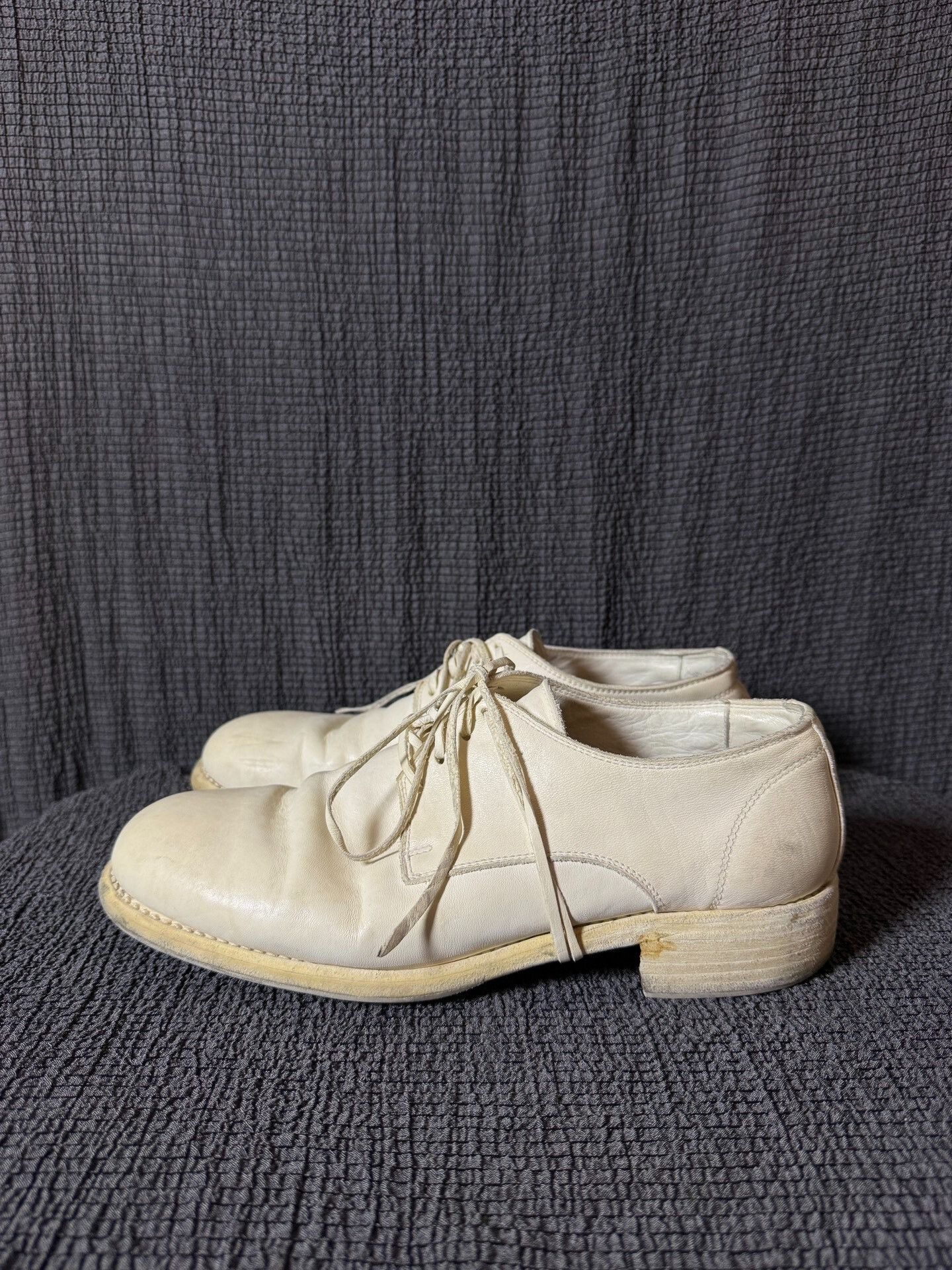 Guidi Guidi 792 Bone White Derby Shoes Size US 10 / EU 43 - 4 Thumbnail