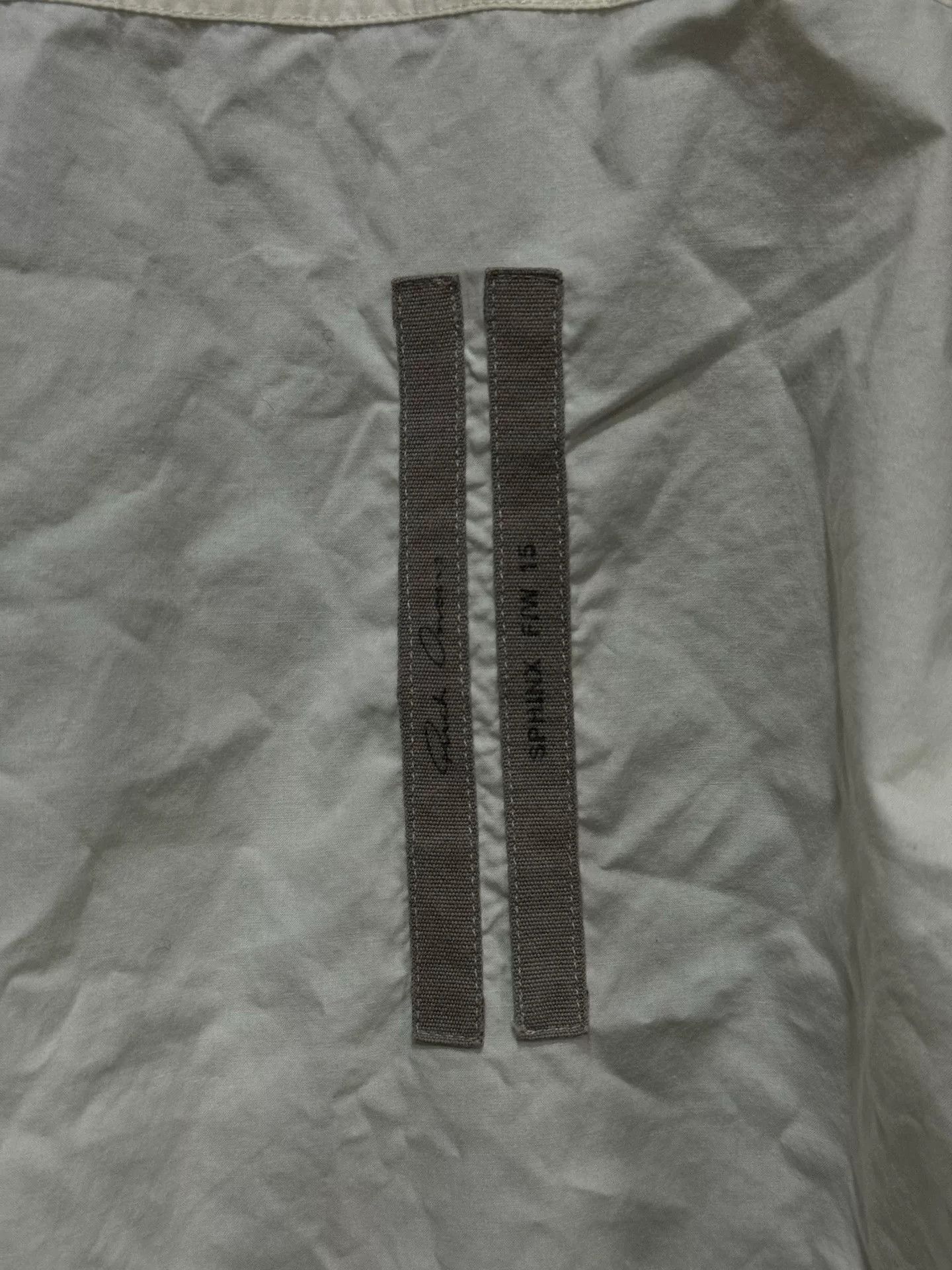 Rick Owens Rick Owens Collarless White Shirt Size US L / EU 52-54 / 3 - 7 Thumbnail