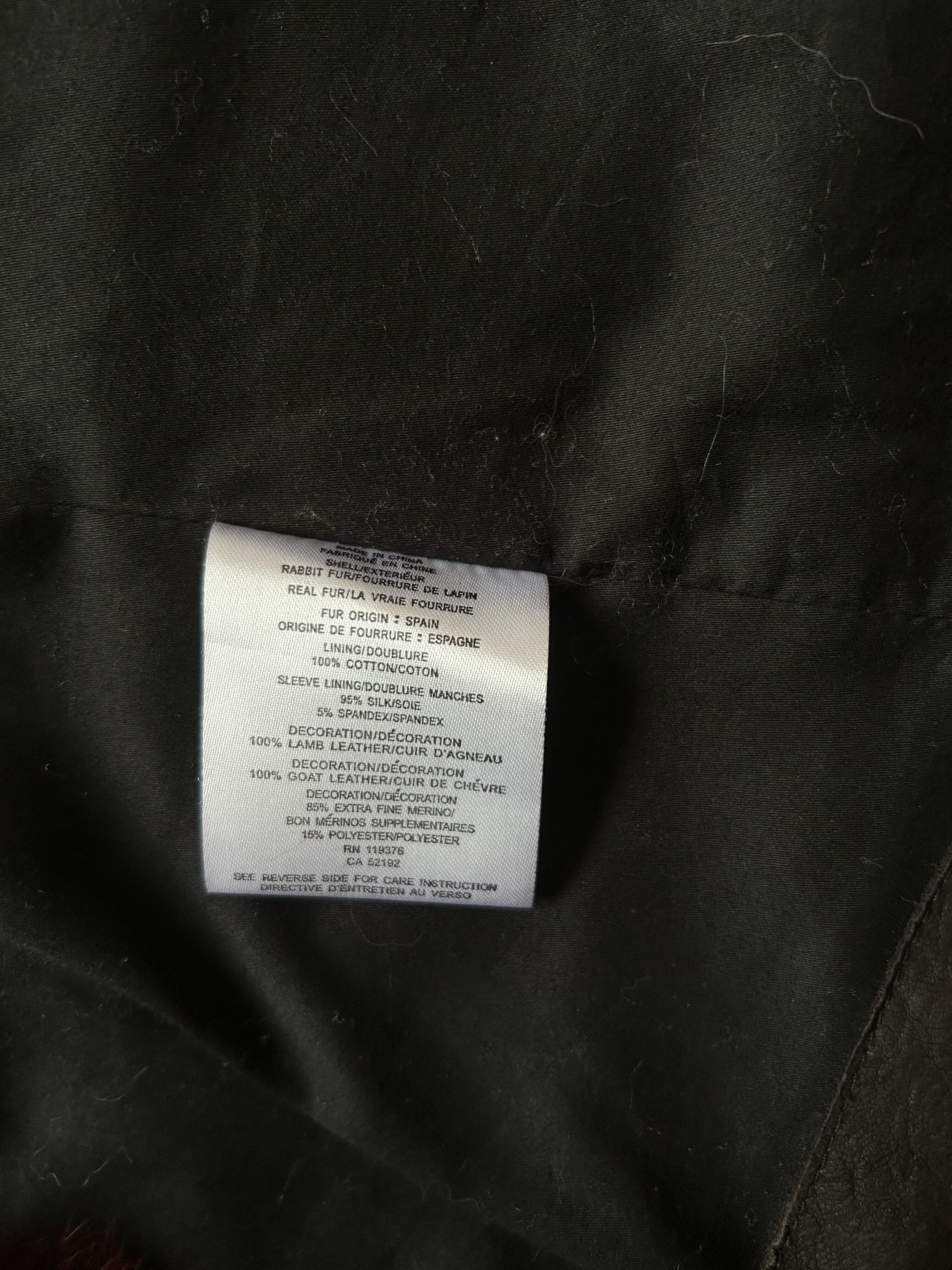 Helmut Lang Helmut Lang Fur Jacket 2012 Collection Size US S / EU 44-46 / 1 - 5 Thumbnail