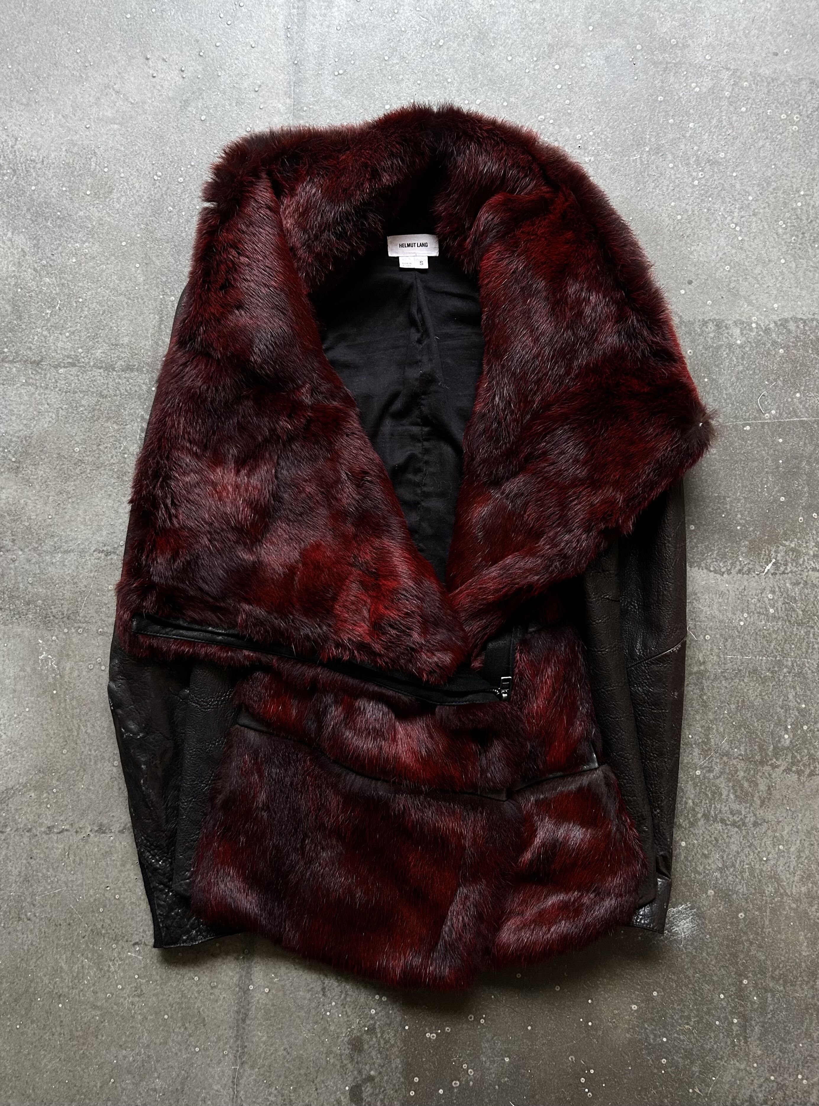 Helmut Lang Helmut Lang Fur Jacket 2012 Collection Size US S / EU 44-46 / 1 - 2 Thumbnail