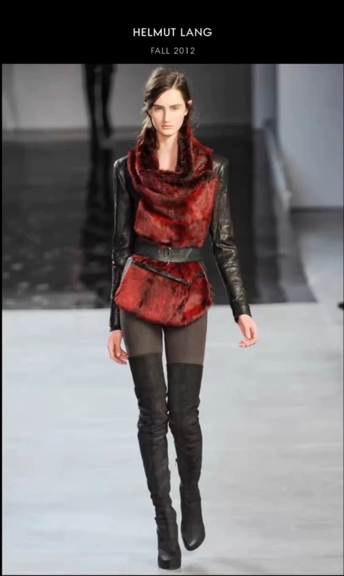 Helmut Lang Helmut Lang Fur Jacket 2012 Collection Size US S / EU 44-46 / 1 - 6 Thumbnail