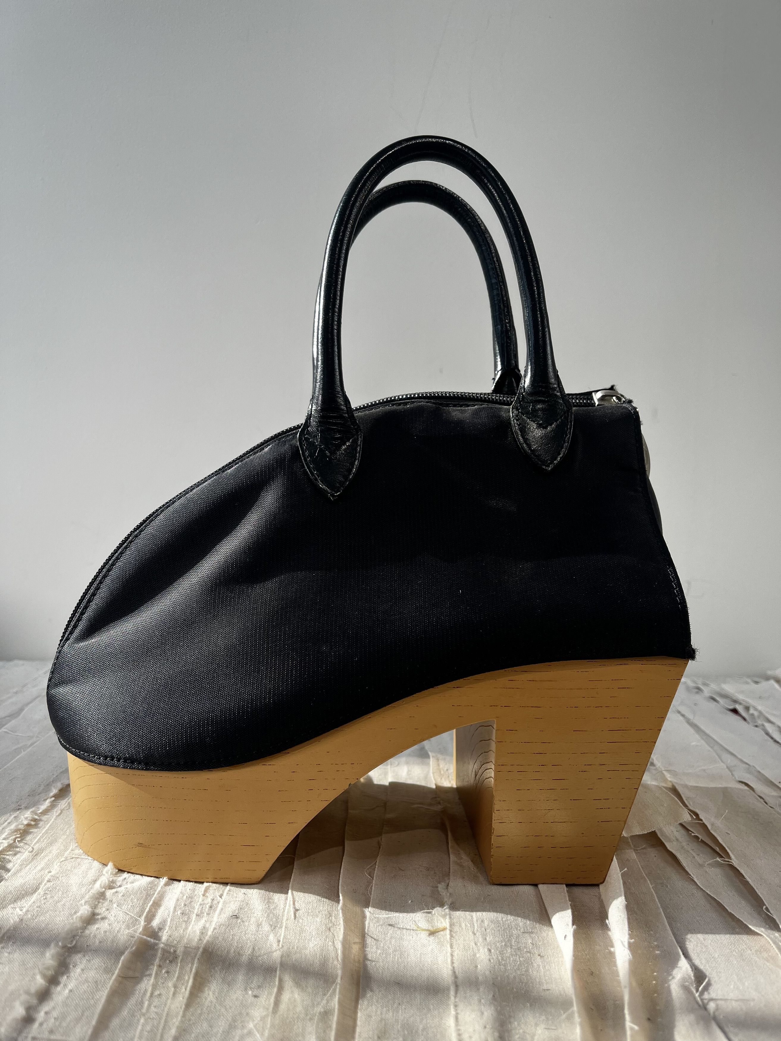Masaki Matsushima Masaki Matsushima Wooden Base Handbag Size ONE SIZE - 3 Thumbnail