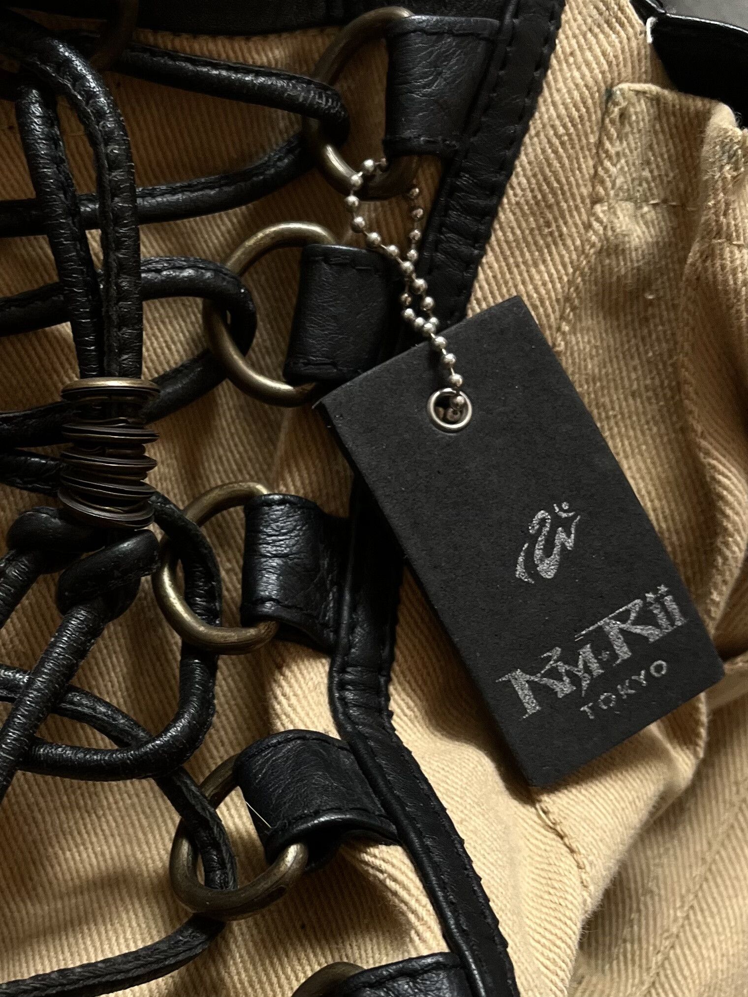 KMRii KMRII Stitch Detail Drawstring Handbag Size ONE SIZE - 4 Thumbnail