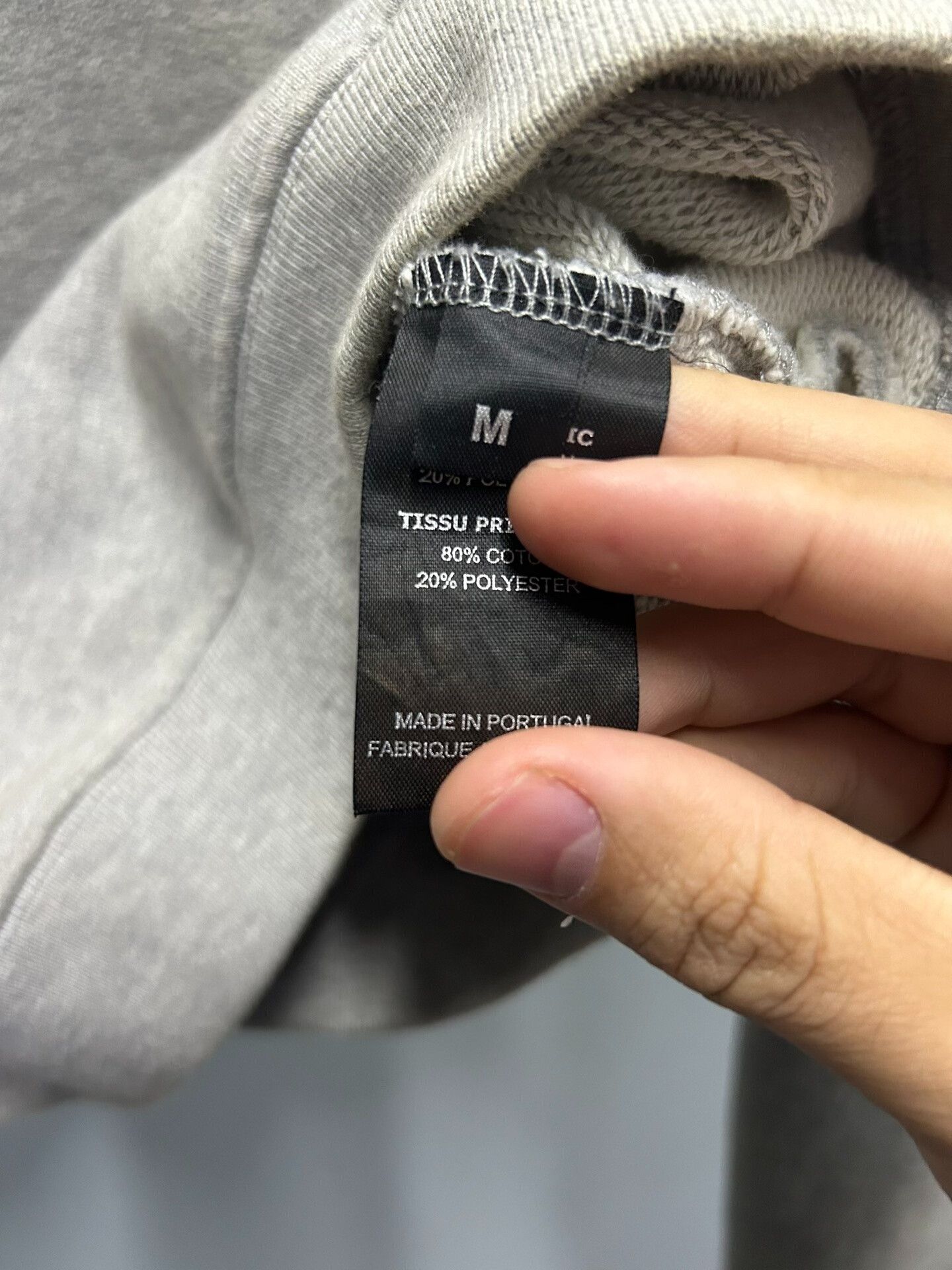 Vetements Vetements Gray Hooded Sweatshirt Size M Size US M / EU 48-50 / 2 - 5 Thumbnail