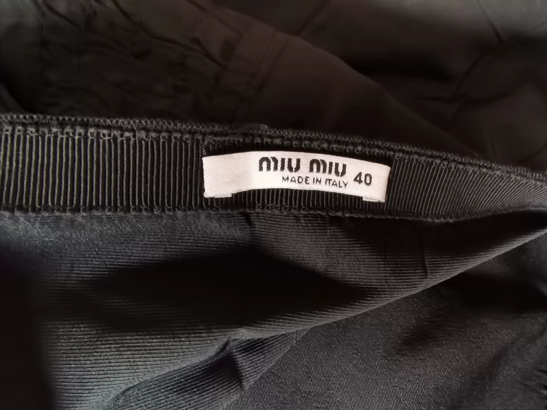 Miu Miu Miu Miu Black Summer Skirt Size 40" / US 18 - 7 Thumbnail