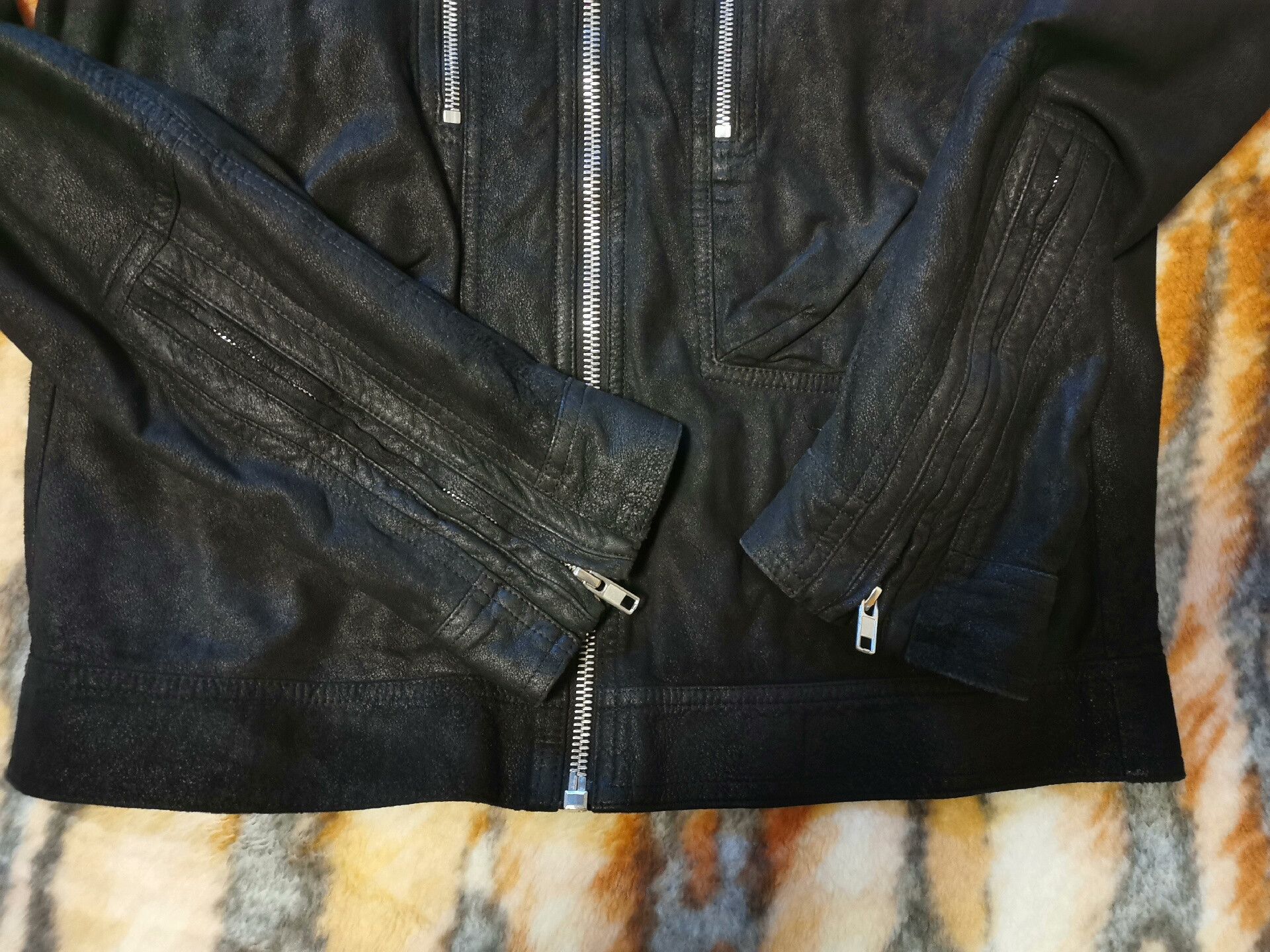 Rick Owens Rick Owens Black Leather Jacket Size 50 Size US M / EU 48-50 / 2 - 6 Thumbnail