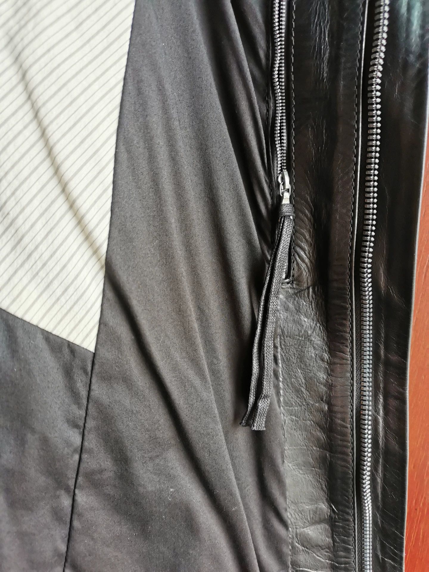 Boris Bidjan Saberi Boris Bidjan Saberi Black Leather Jacket Size US M / EU 48-50 / 2 - 5 Thumbnail