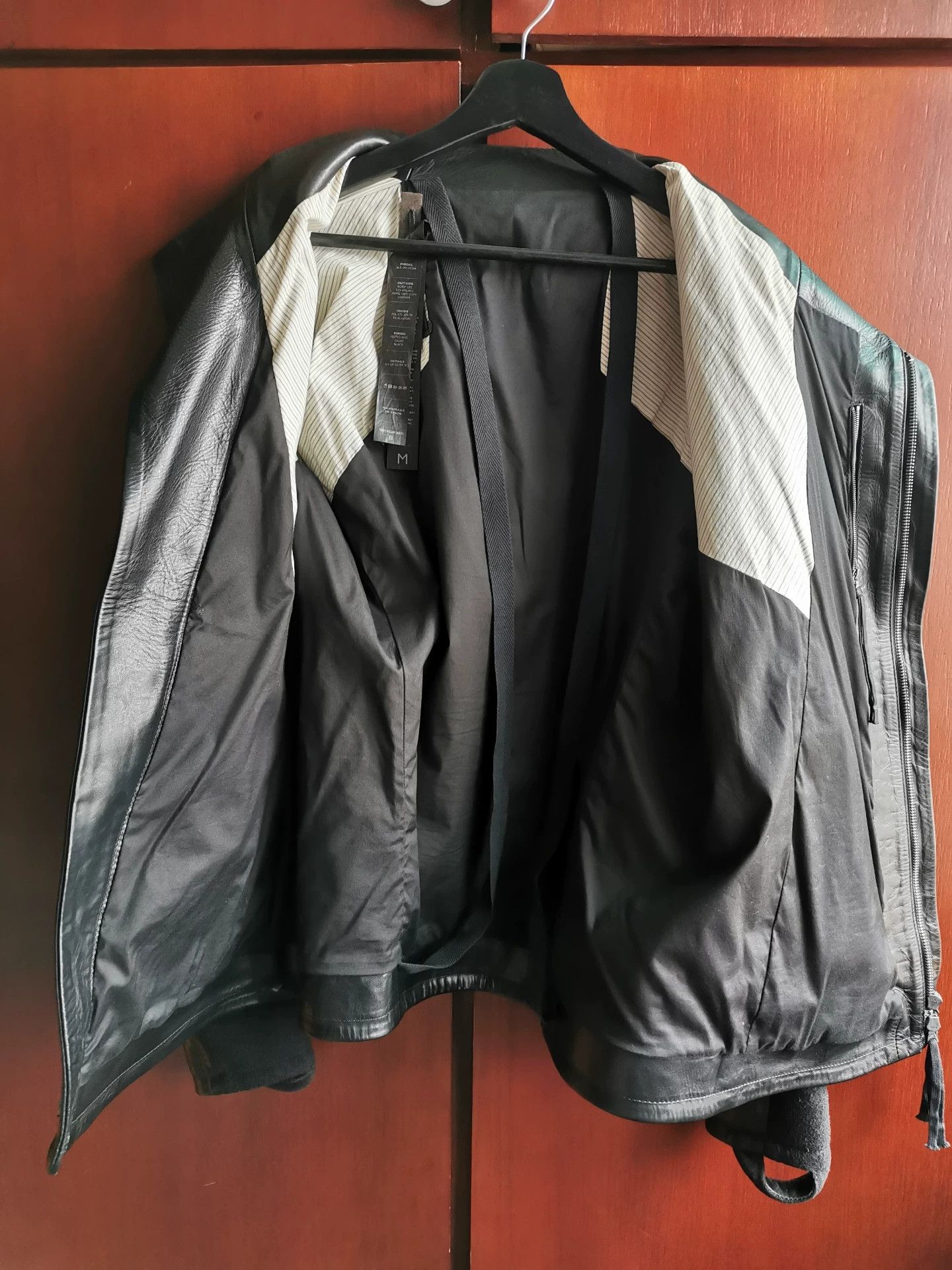 Boris Bidjan Saberi Boris Bidjan Saberi Black Leather Jacket Size US M / EU 48-50 / 2 - 4 Thumbnail