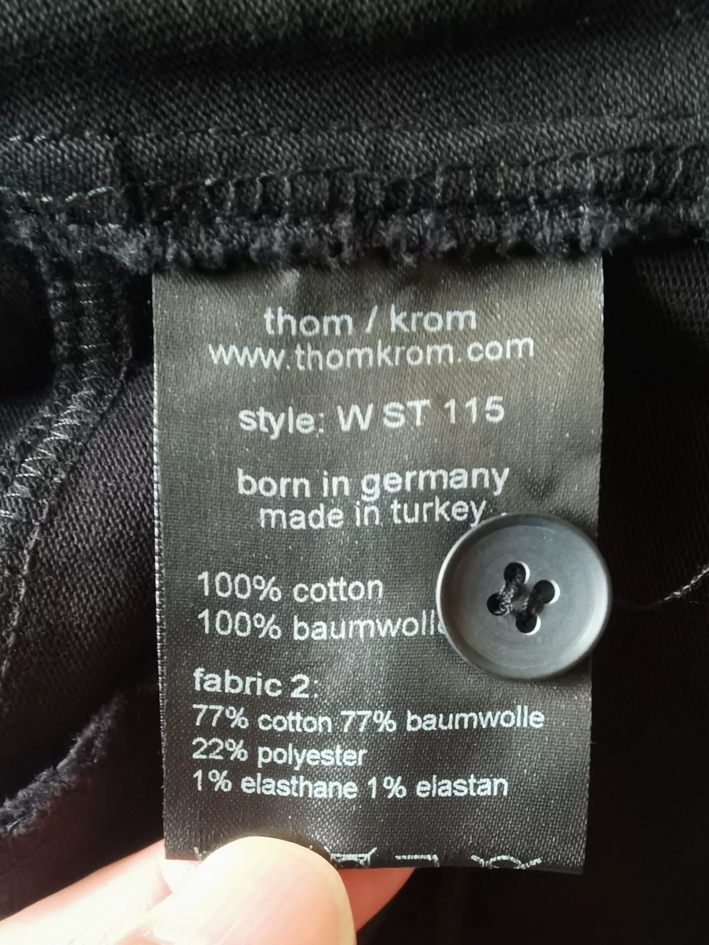 Thom Krom Thom Krom Black Women's Pants Size 27" / US 4 / IT 40 - 8 Thumbnail