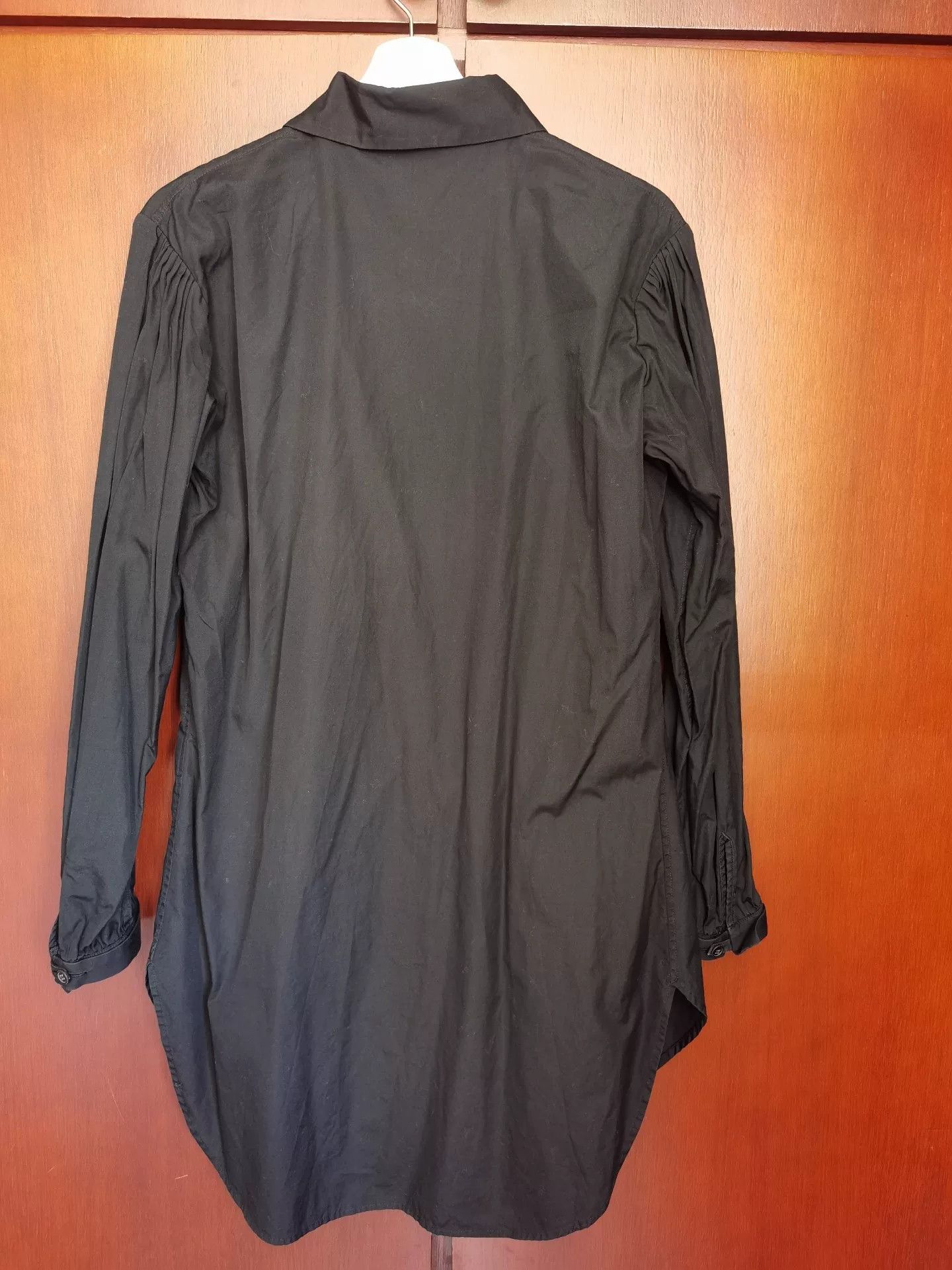Y's Y's Black Cotton Long Sleeve Shirt Size M / US 6-8 / IT 42-44 - 2 Thumbnail