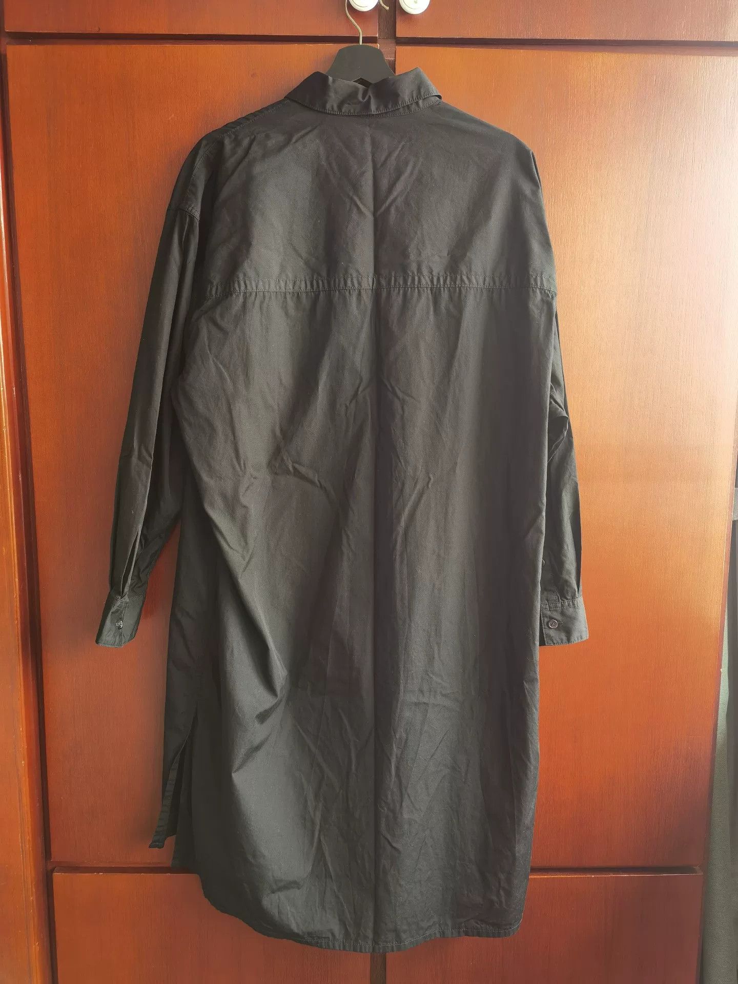 Y's Y's Black Cotton Long Sleeve Shirt Size S / US 4 / IT 40 - 2 Thumbnail