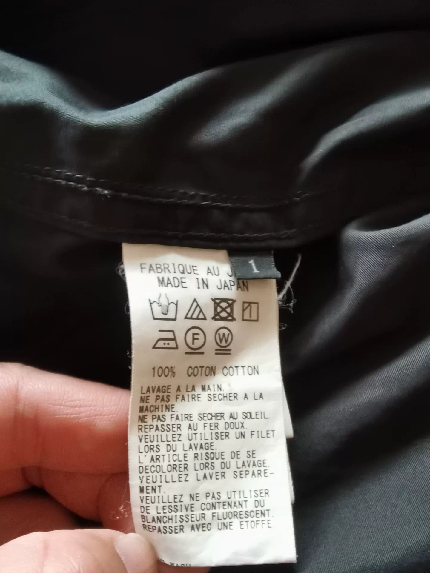 Y's Y's Black Cotton Long Sleeve Shirt Size S / US 4 / IT 40 - 7 Thumbnail