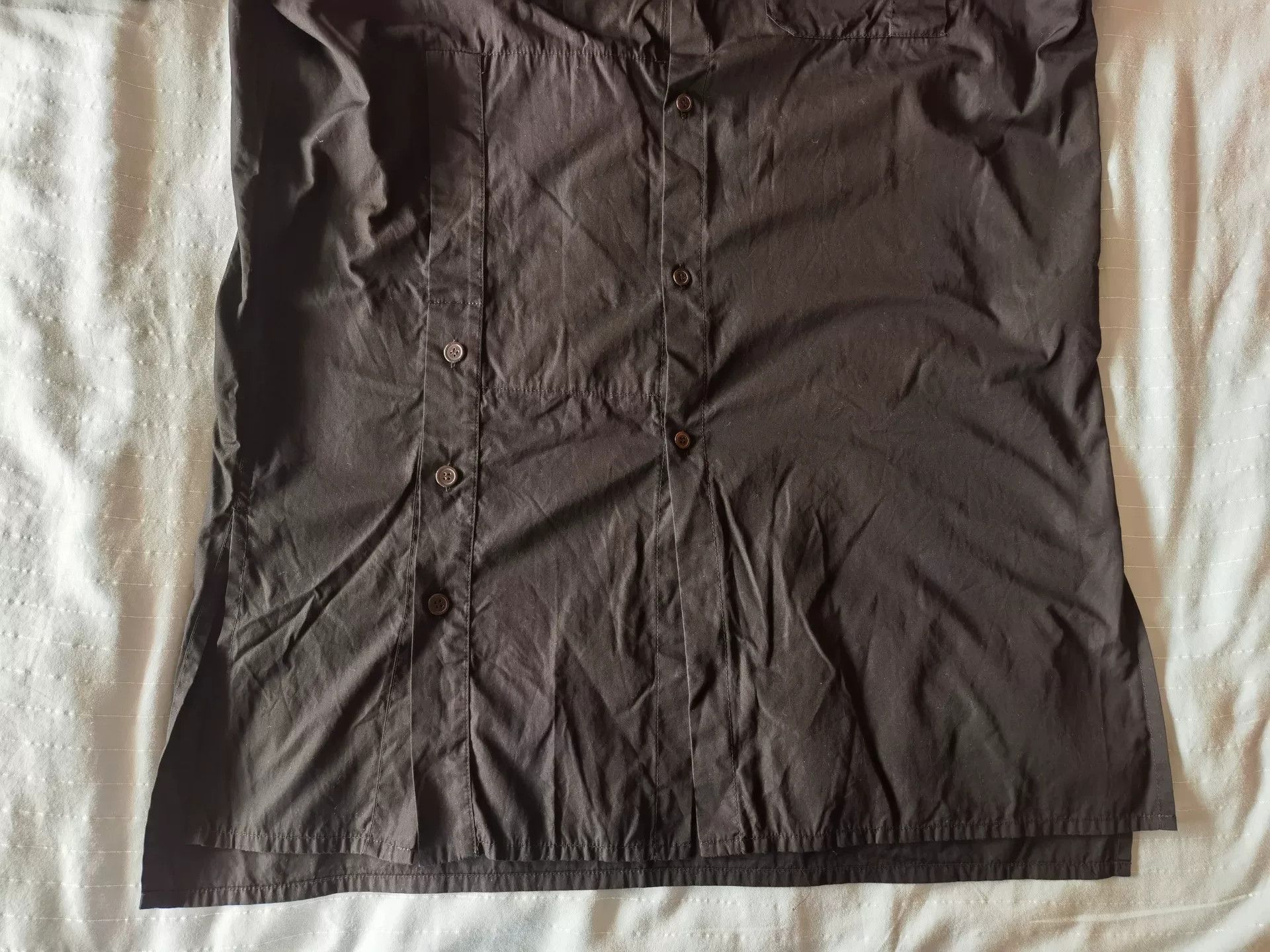 Y's Y's Black Cotton Long Sleeve Shirt Size S / US 4 / IT 40 - 5 Thumbnail