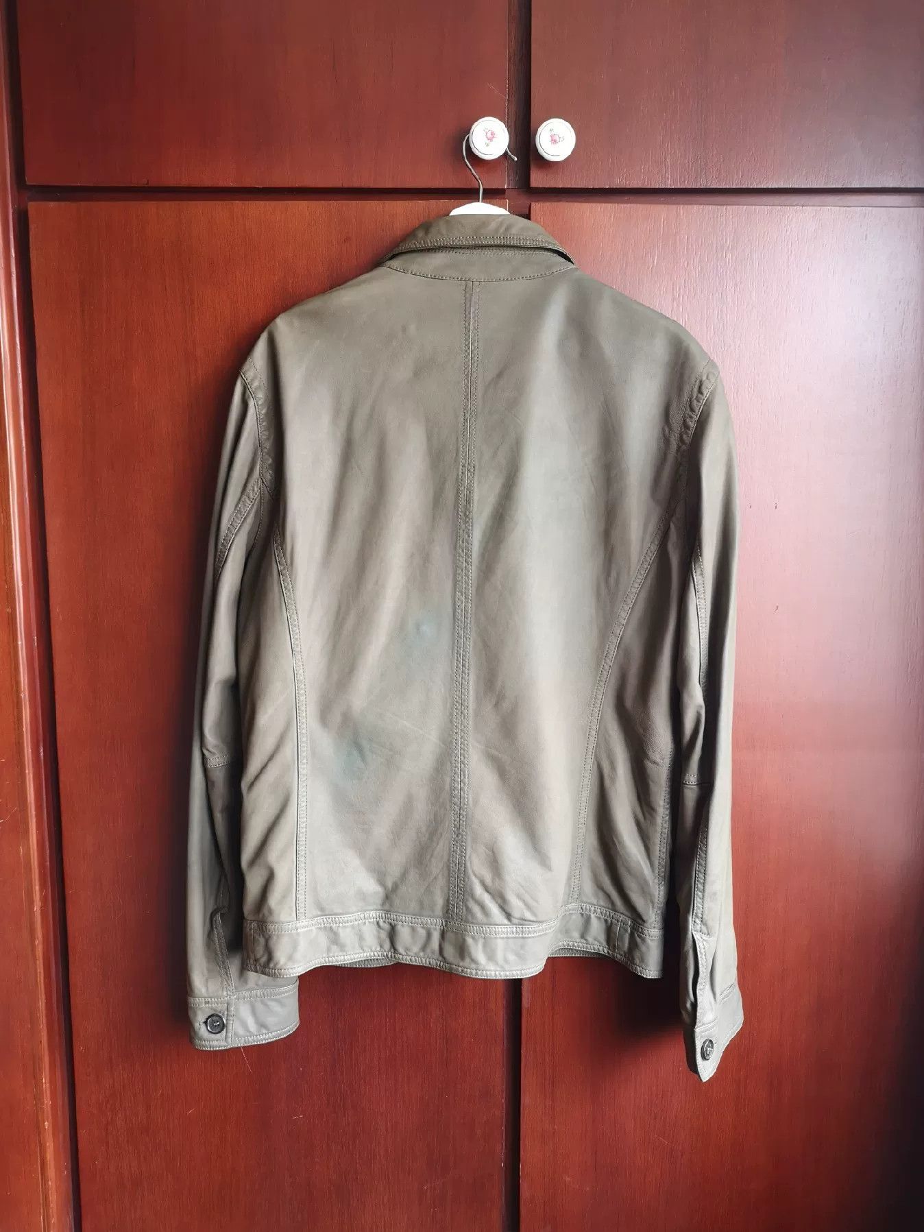 Neil Barrett Neil Barrett Green Leather Jacket Size US L / EU 52-54 / 3 - 2 Thumbnail