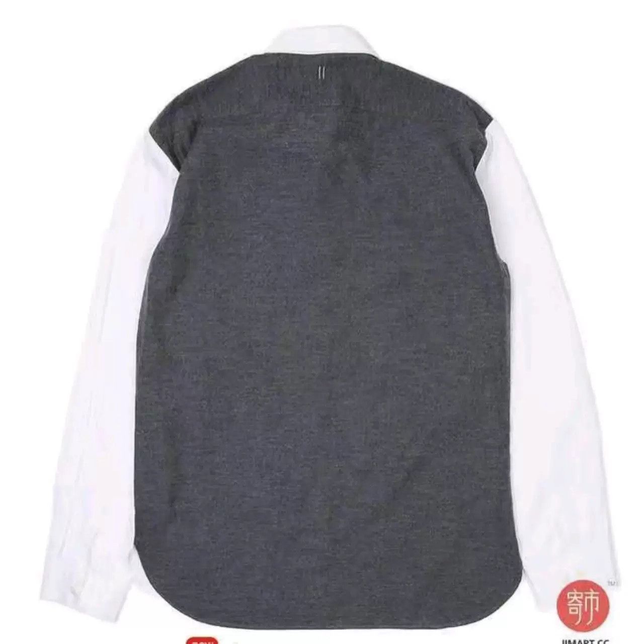 Neil Barrett Neil Barrett Gray Wool Shirt for Sale Size US M / EU 48-50 / 2 - 2 Thumbnail