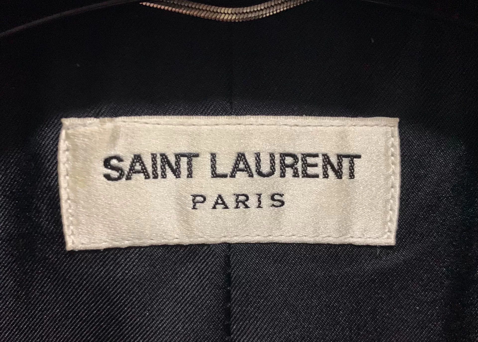 Saint Laurent Paris Saint Laurent Metallic Stripe Suit Jacket Size US S / EU 44-46 / 1 - 3 Thumbnail