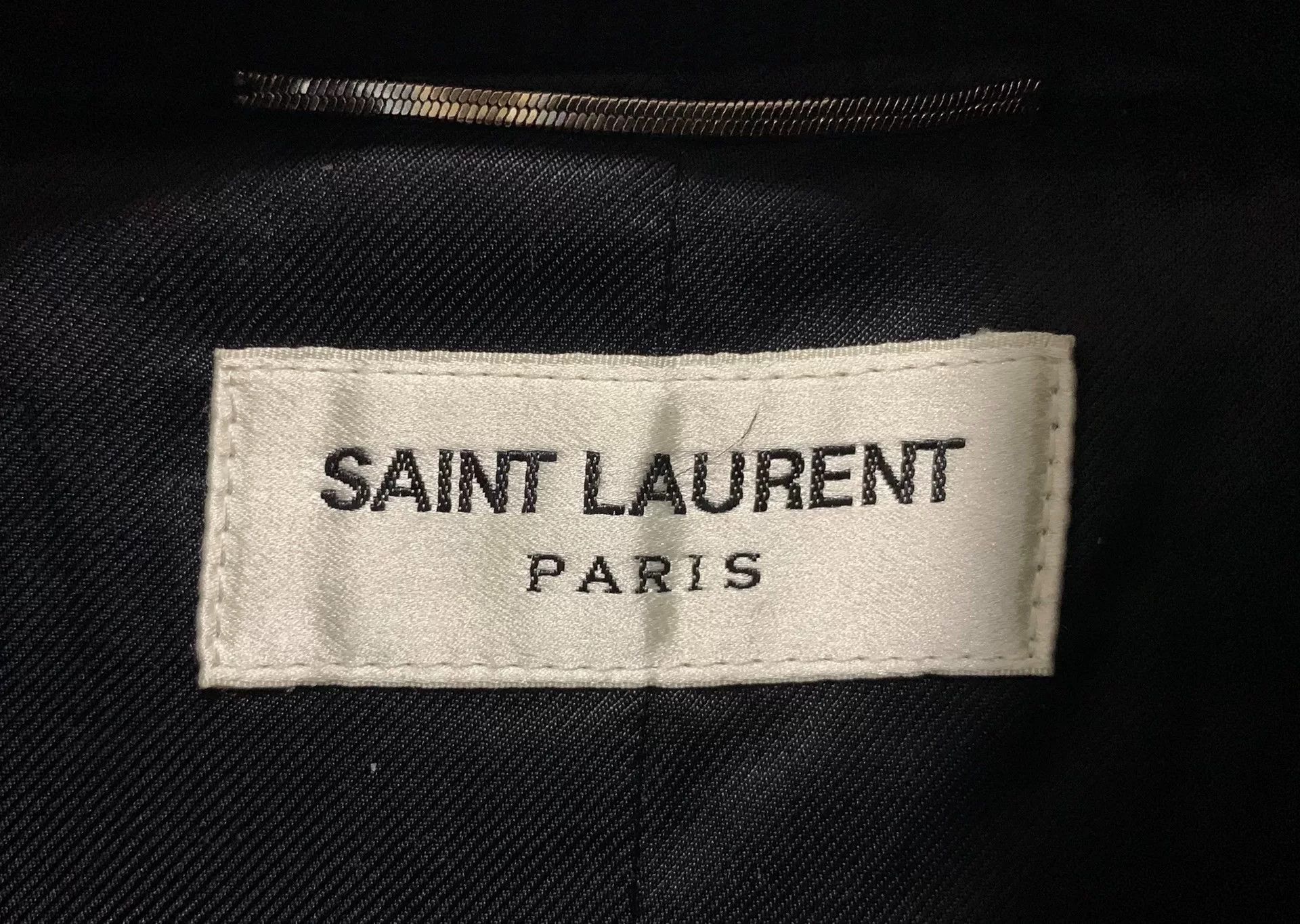 Saint Laurent Paris Saint Laurent Black Leather Leopard Jacket Size US S / EU 44-46 / 1 - 3 Thumbnail