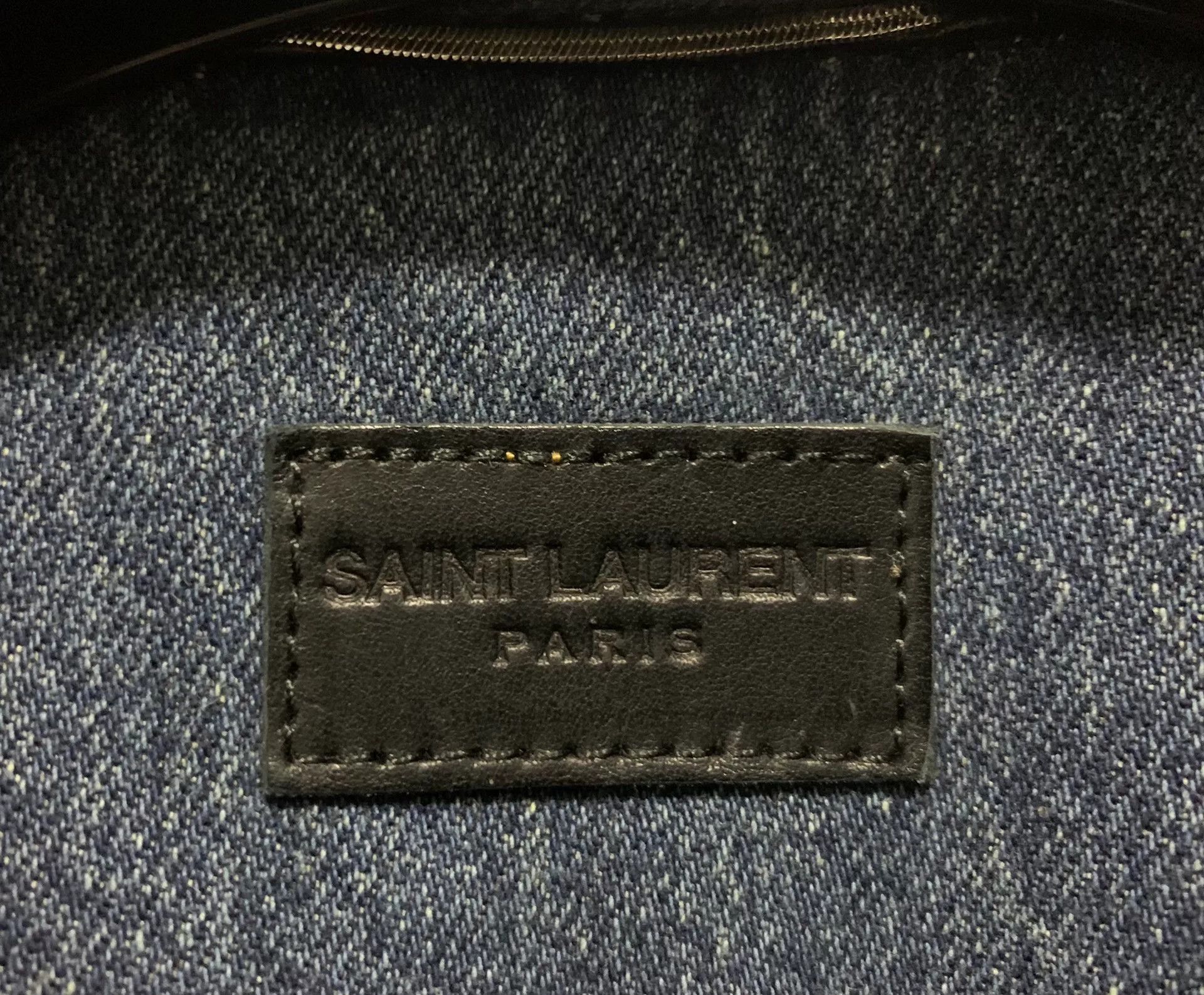 Saint Laurent Paris Saint Laurent Blue Denim Jacket S Size Size US S / EU 44-46 / 1 - 3 Thumbnail