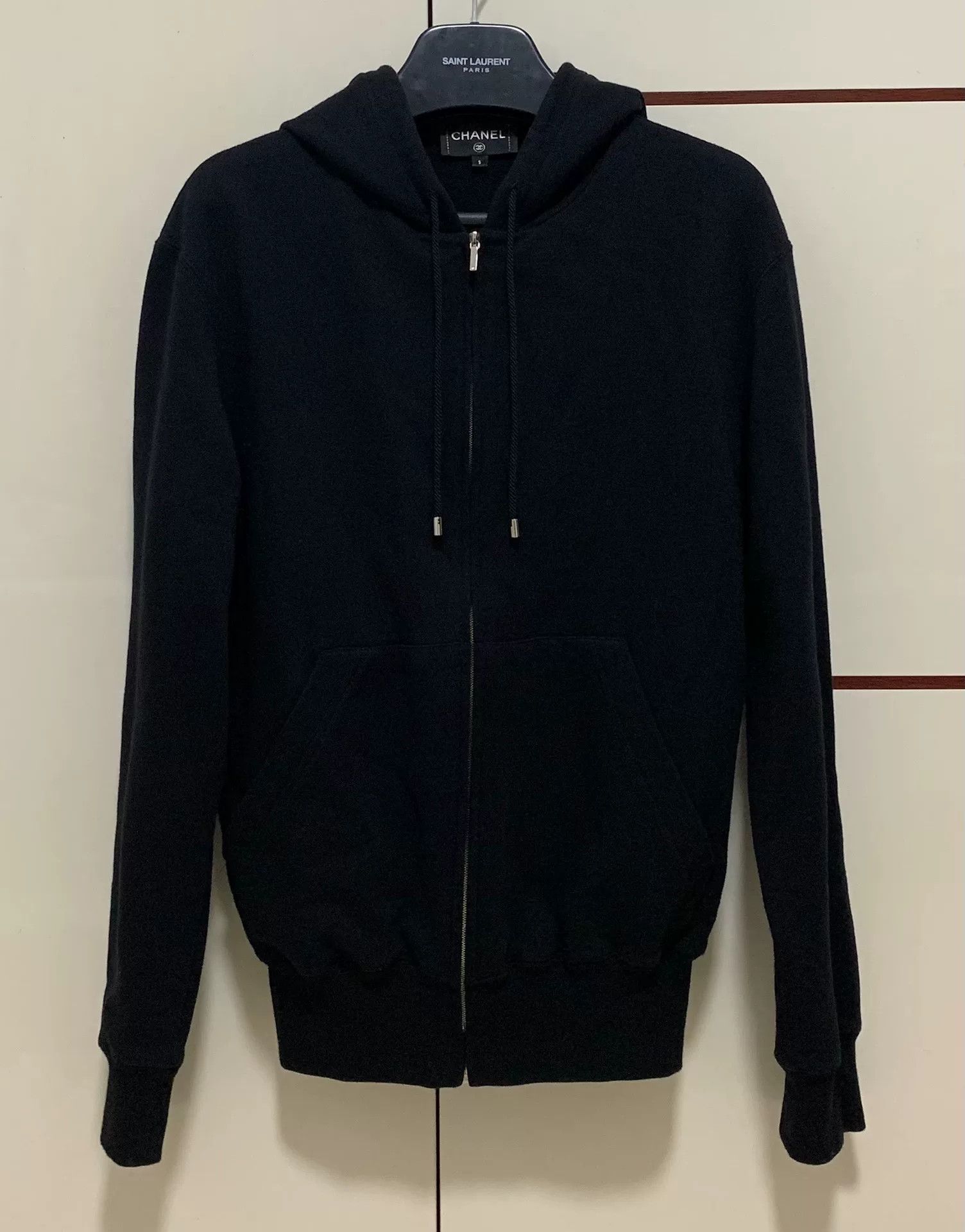 Chanel Chanel Black Graffiti Sequin Hooded Sweatshirt Size S / US 4 / IT 40 - 2 Thumbnail