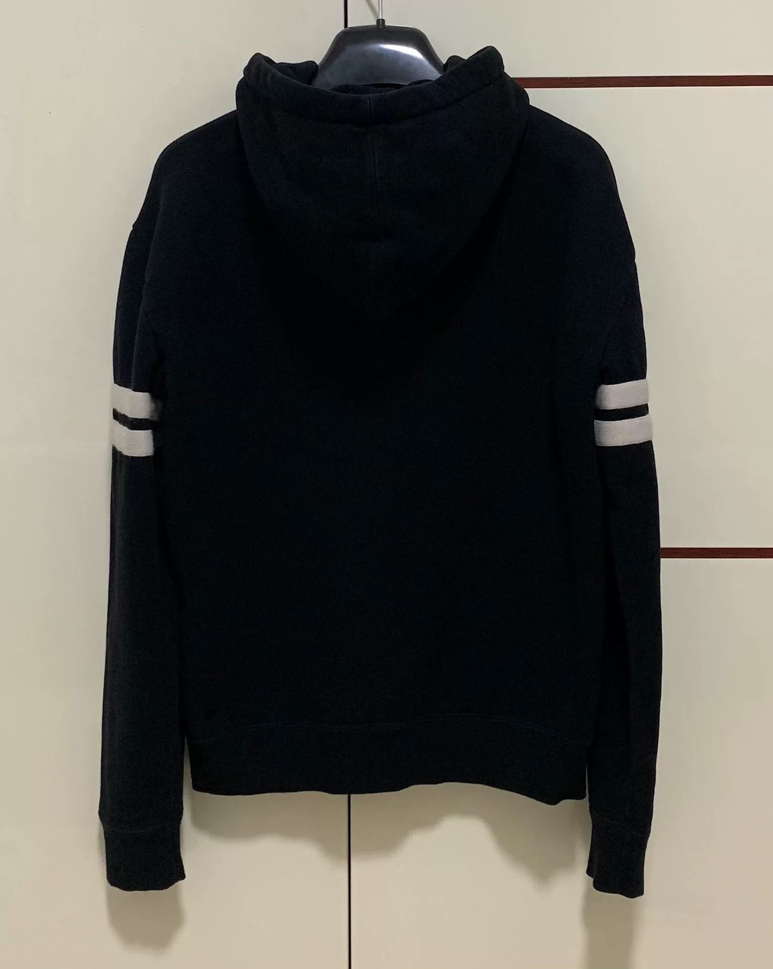 Saint Laurent Paris Saint Laurent Black Logo Hooded Sweatshirt Size US S / EU 44-46 / 1 - 2 Thumbnail
