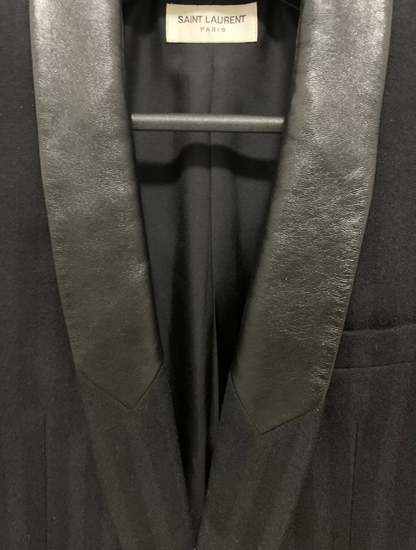 Saint Laurent Paris Saint Laurent Black Shearling Blazer Size US M / EU 48-50 / 2 - 5 Thumbnail