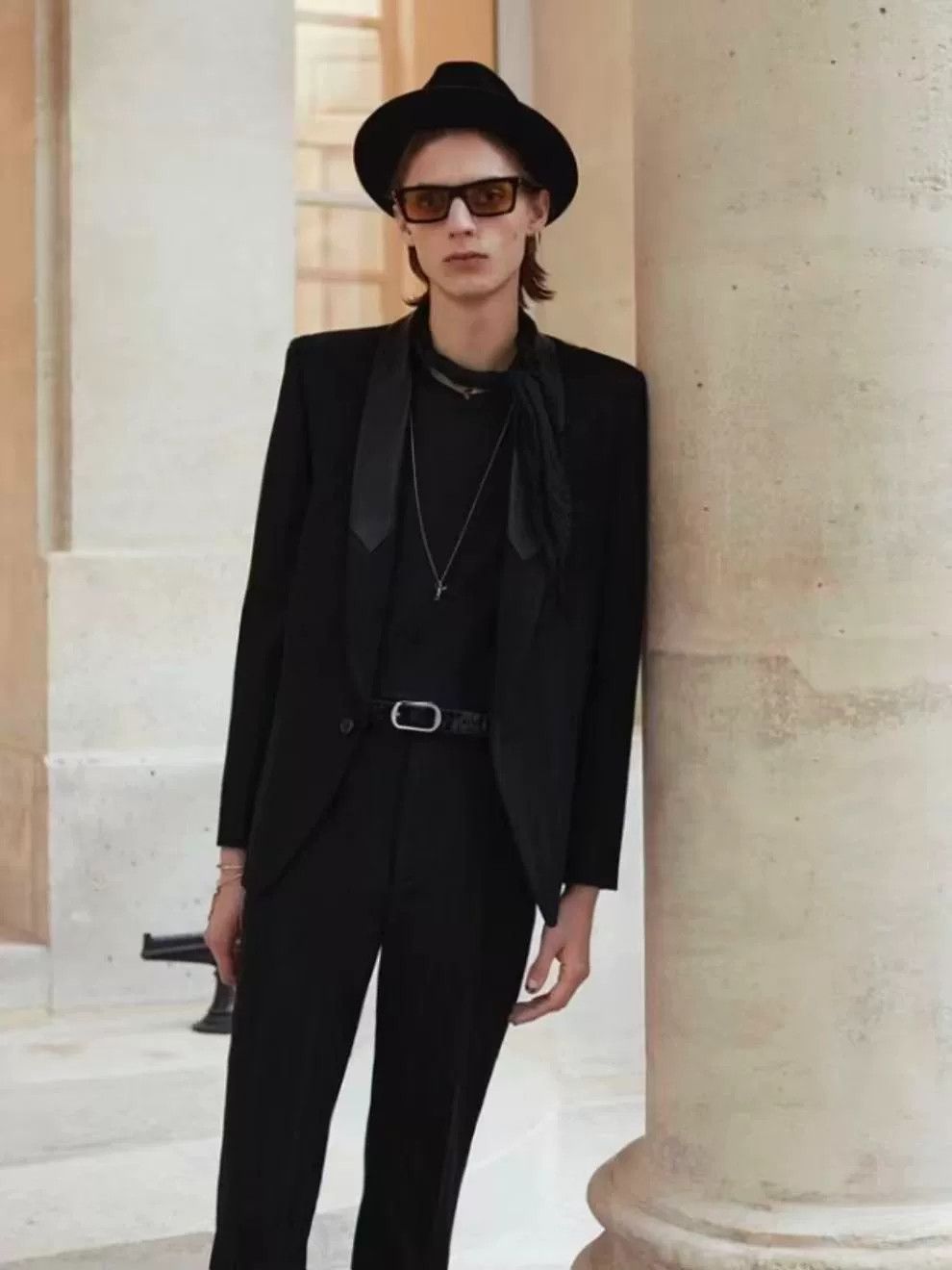 Saint Laurent Paris Saint Laurent Black Shearling Blazer Size US M / EU 48-50 / 2 - 7 Thumbnail