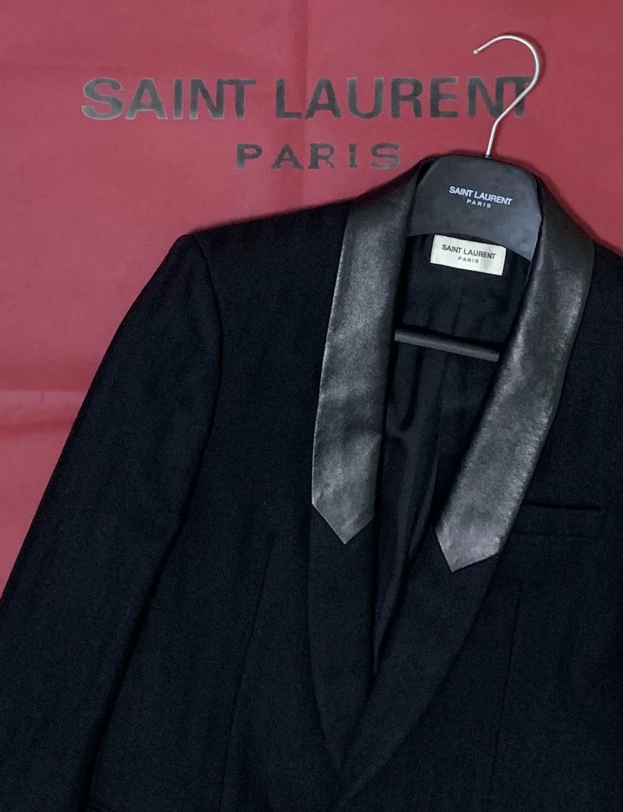Saint Laurent Paris Saint Laurent Black Shearling Blazer Size US M / EU 48-50 / 2 - 6 Thumbnail