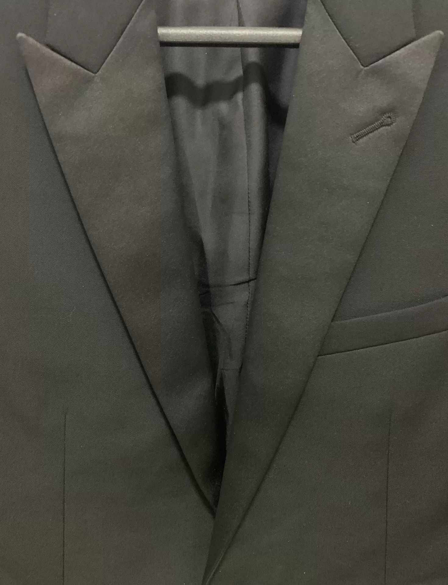Saint Laurent Paris Saint Laurent Black Smoking Jacket Size US M / EU 48-50 / 2 - 5 Thumbnail