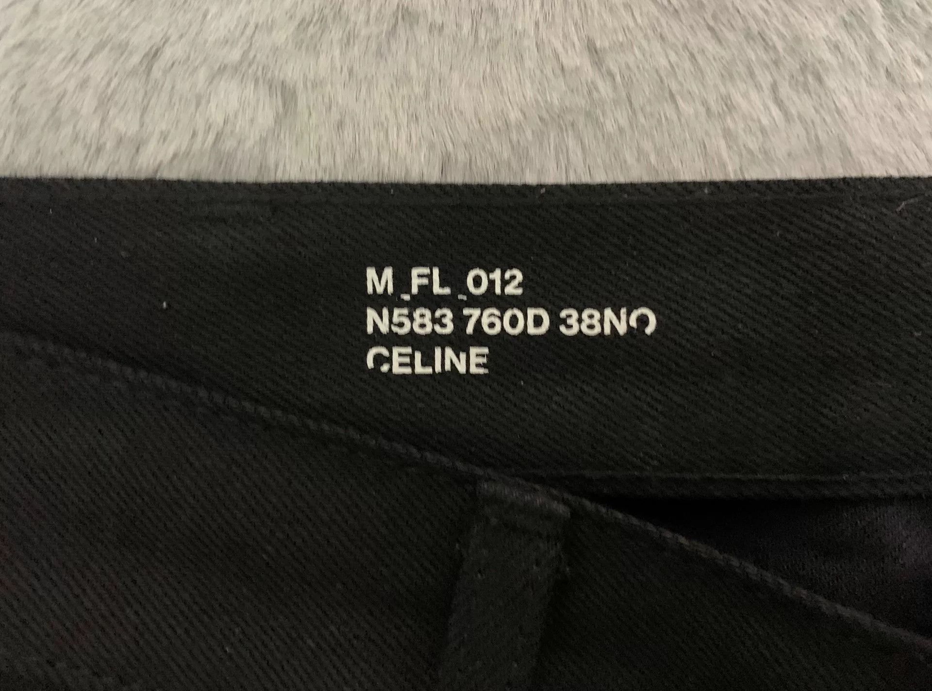 Celine Celine Black Flared Denim Jeans Size 28 Size 28" / US 6 / IT 42 - 3 Thumbnail