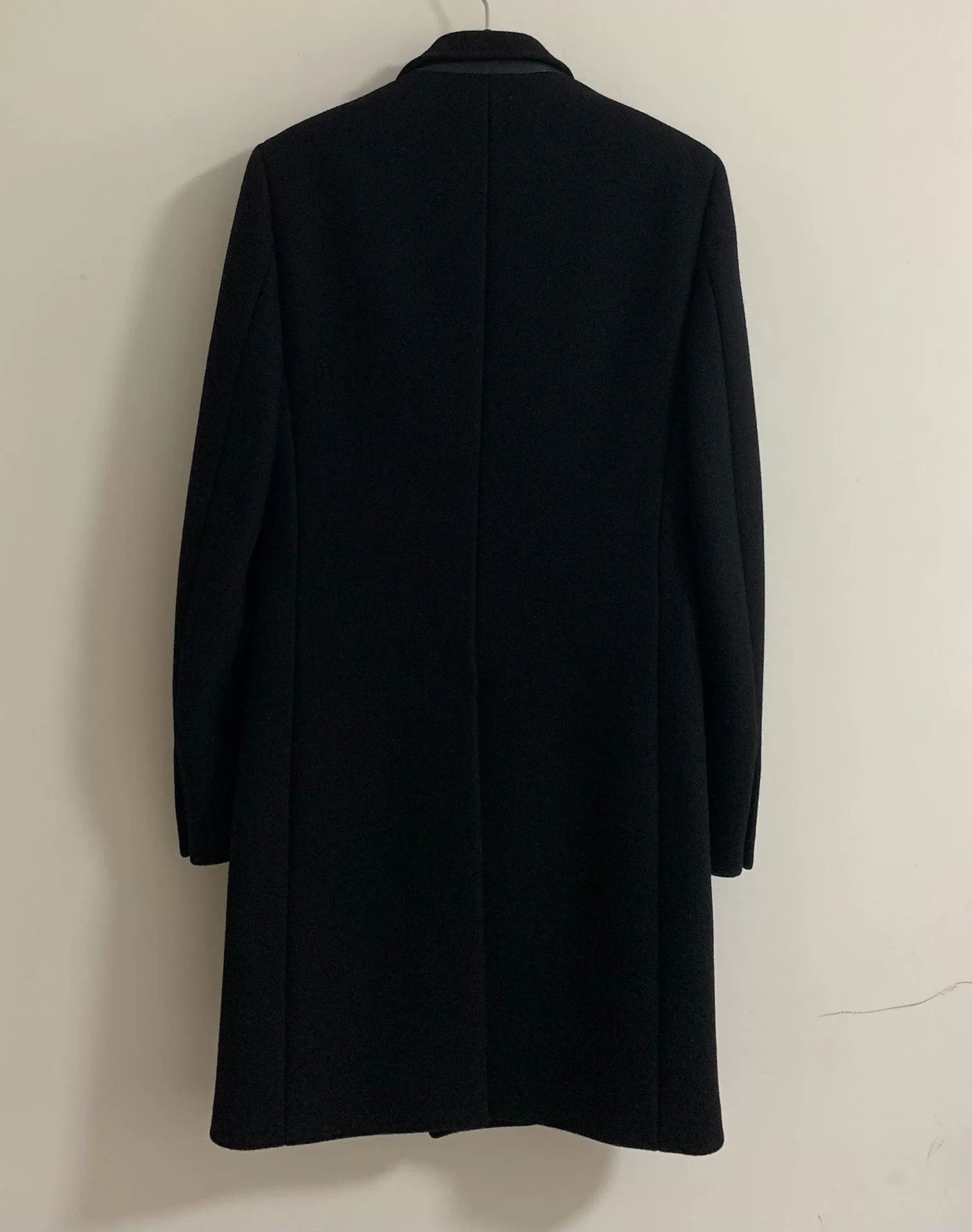 Saint Laurent Paris Saint Laurent Black Leather Chesterfield Coat Size US S / EU 44-46 / 1 - 2 Thumbnail
